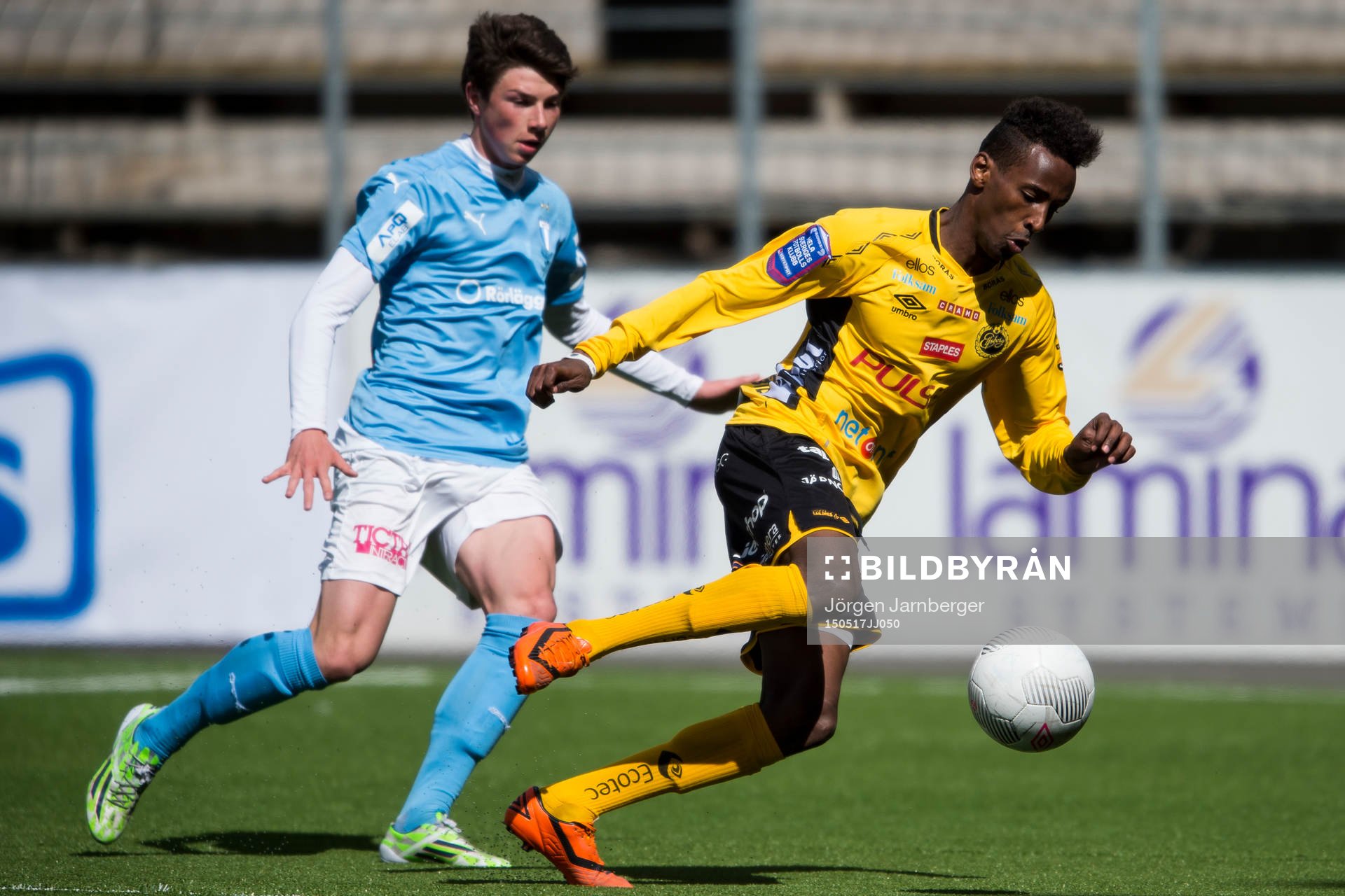 Elfsborgs Abdisalan Hassan-Ibrahim och Malmö FFs Felix