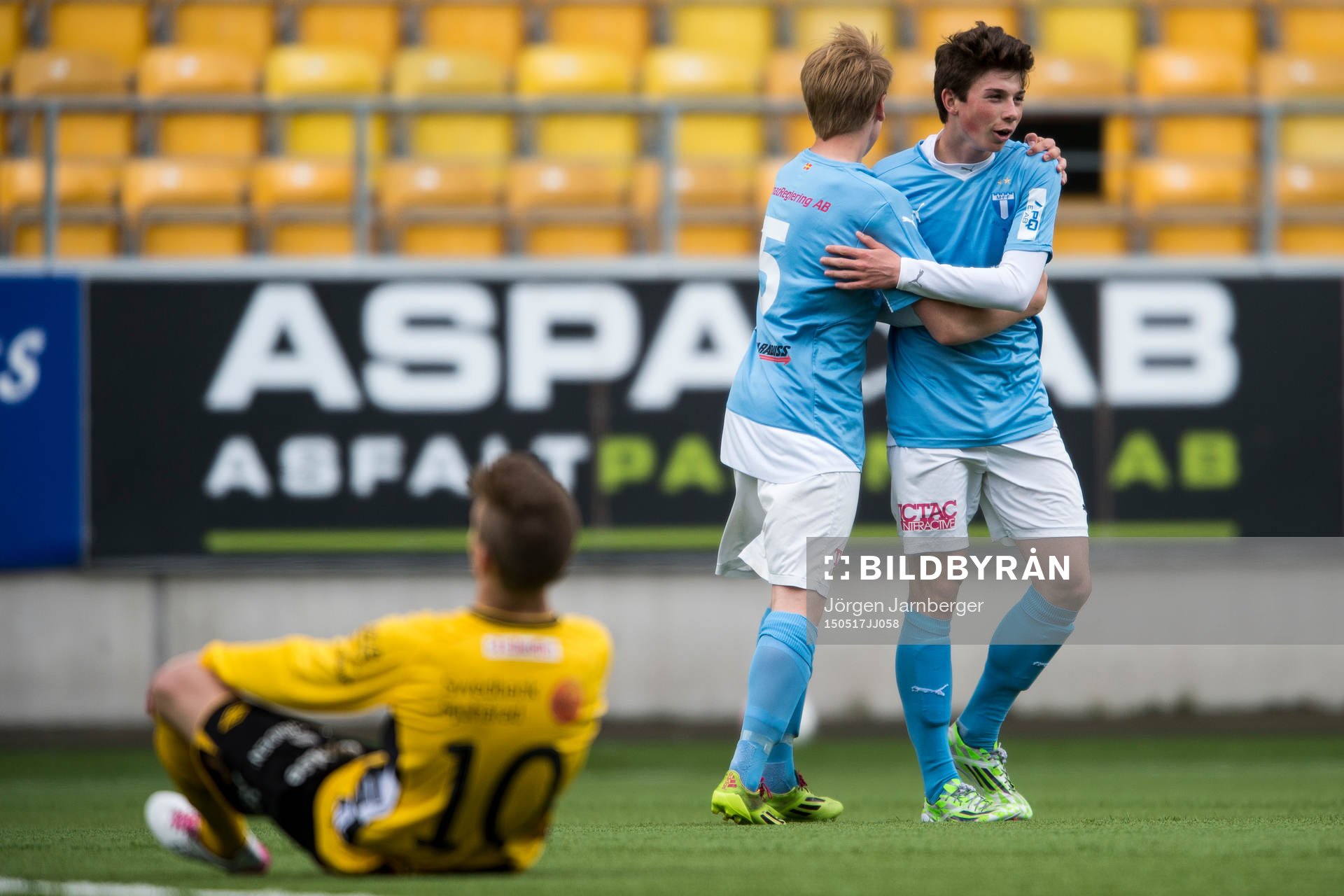 Malmö FFs spelare jublar