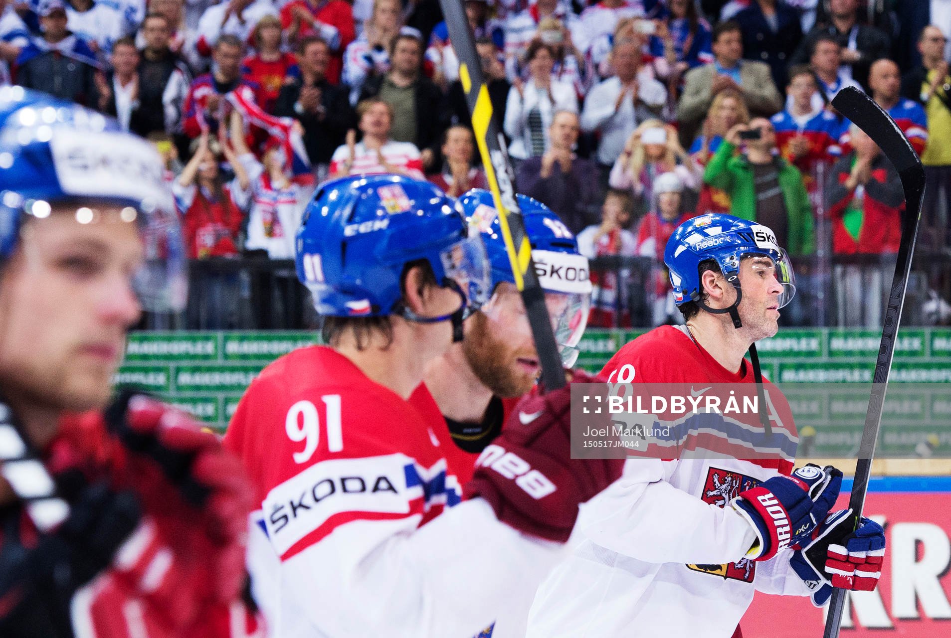Tjeckiens Jaromir Jagr lämnar isen