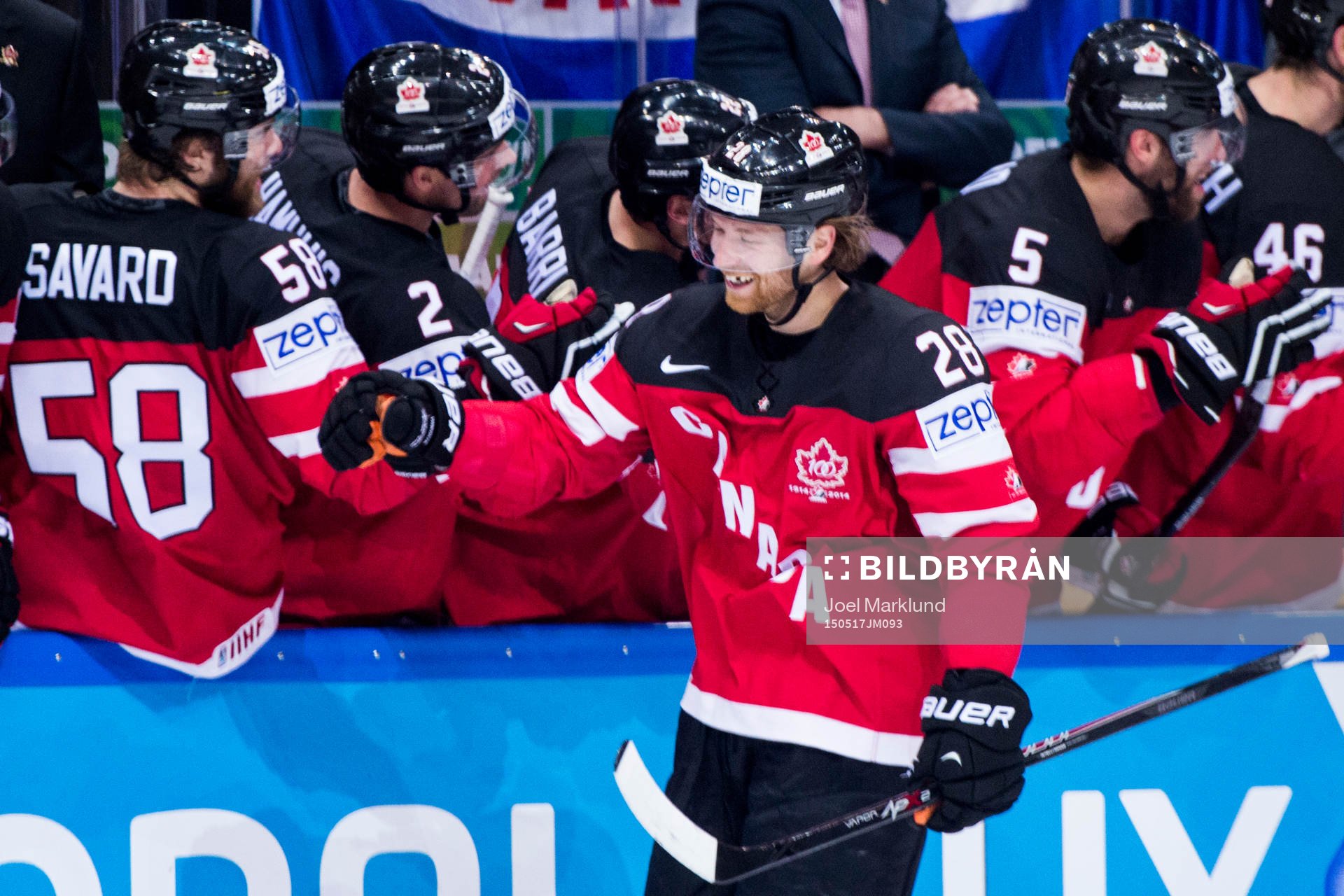 Kanadas Claude Giroux jublar