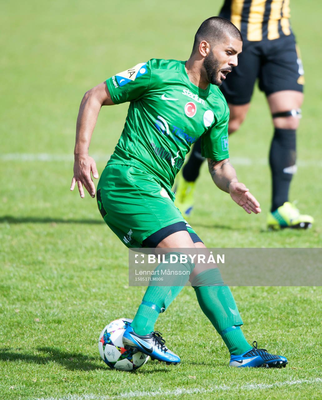 Prespa Birliks Bovar Karim i matchen i division 2 Södra