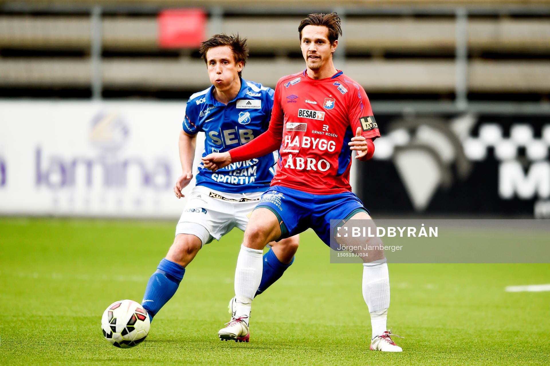 Norrbys Filip Johannesson och Örgrytes Stellan Carlsson