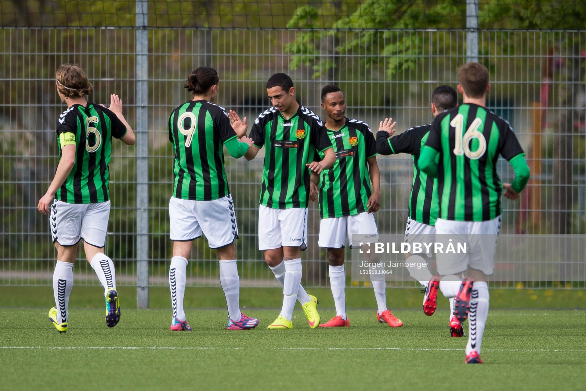 GAIS spelare jublar