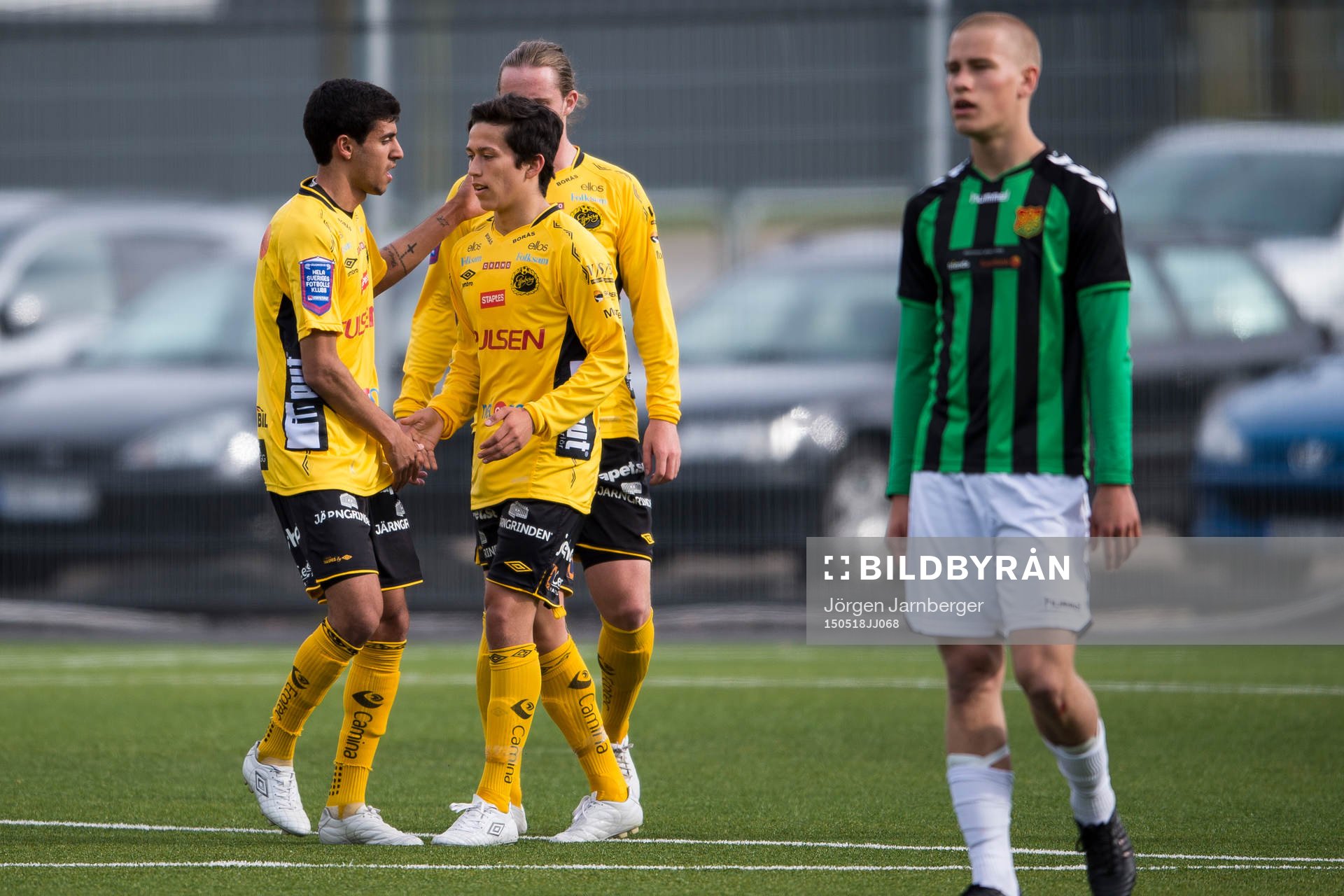 Elfsborgs Sebastian Loyola Nydén mitt i bild har kvitterat