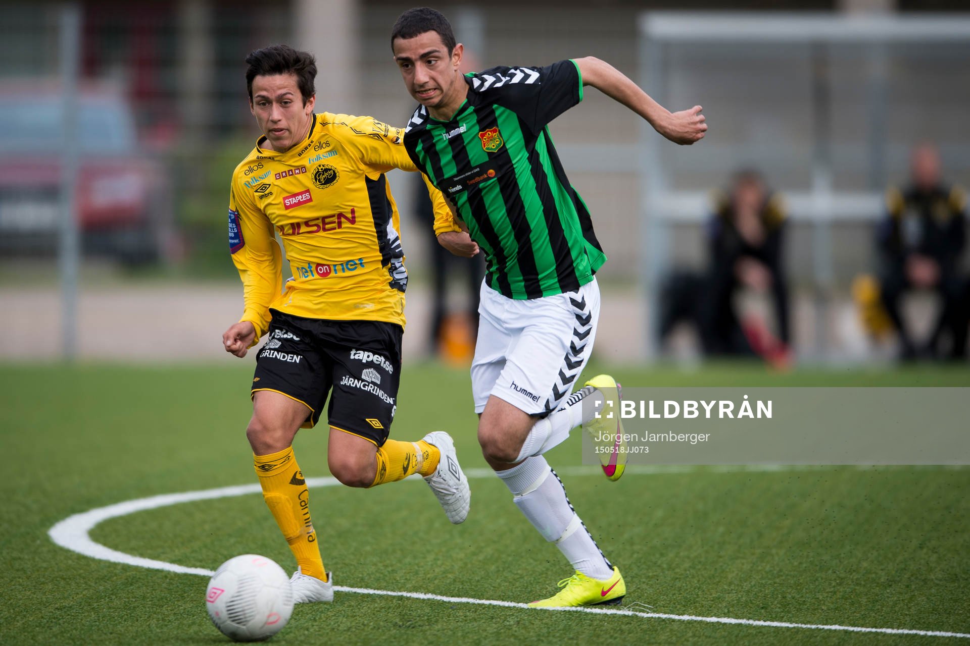 GAIS Daleho Irandust och Elfsborgs Sebastian Loyola Nydén