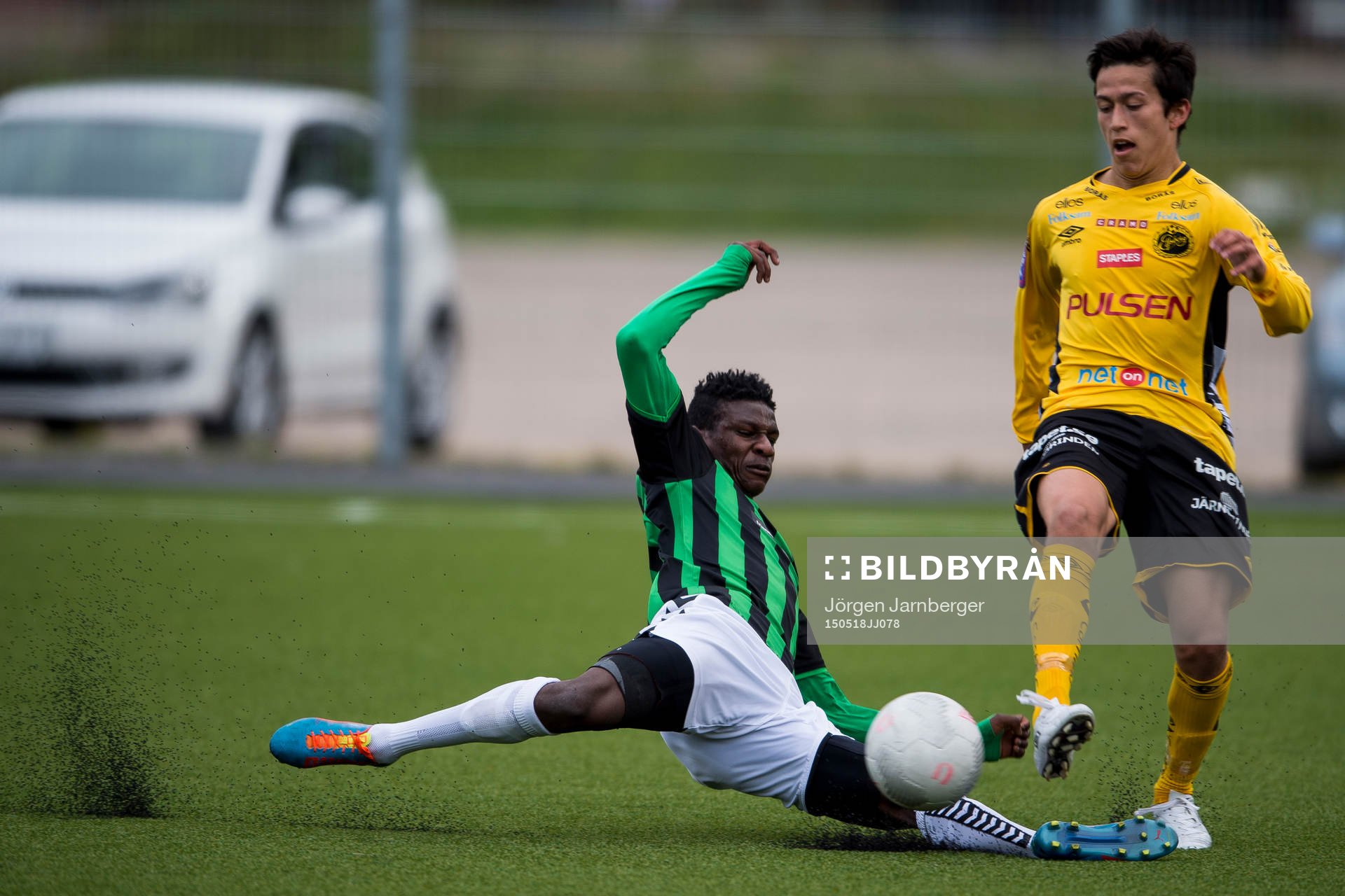 Elfsborgs Sebastian Loyola Nydén och GAIS Alieu Bajaha