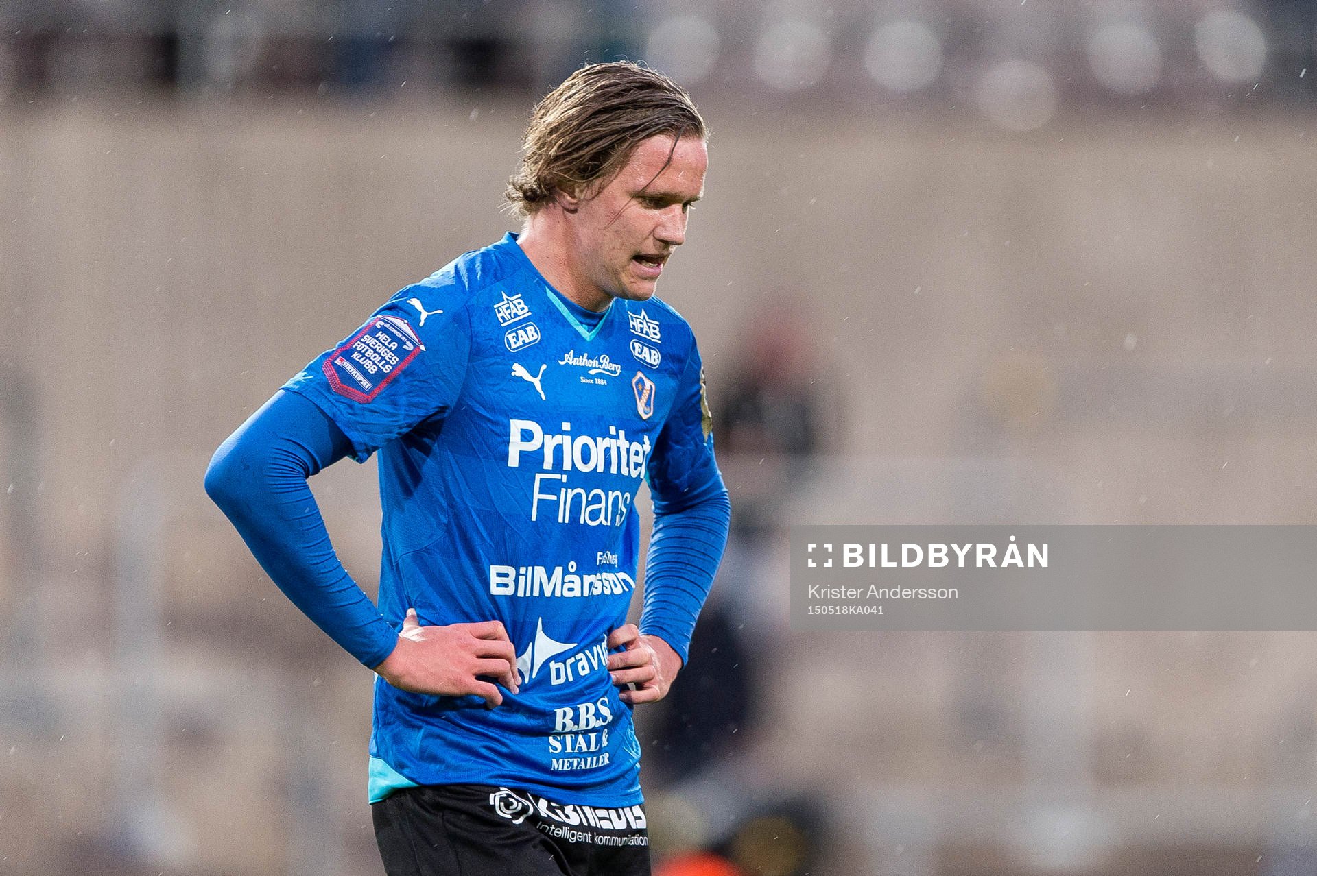 Halmstads Alexander Berntsson deppar