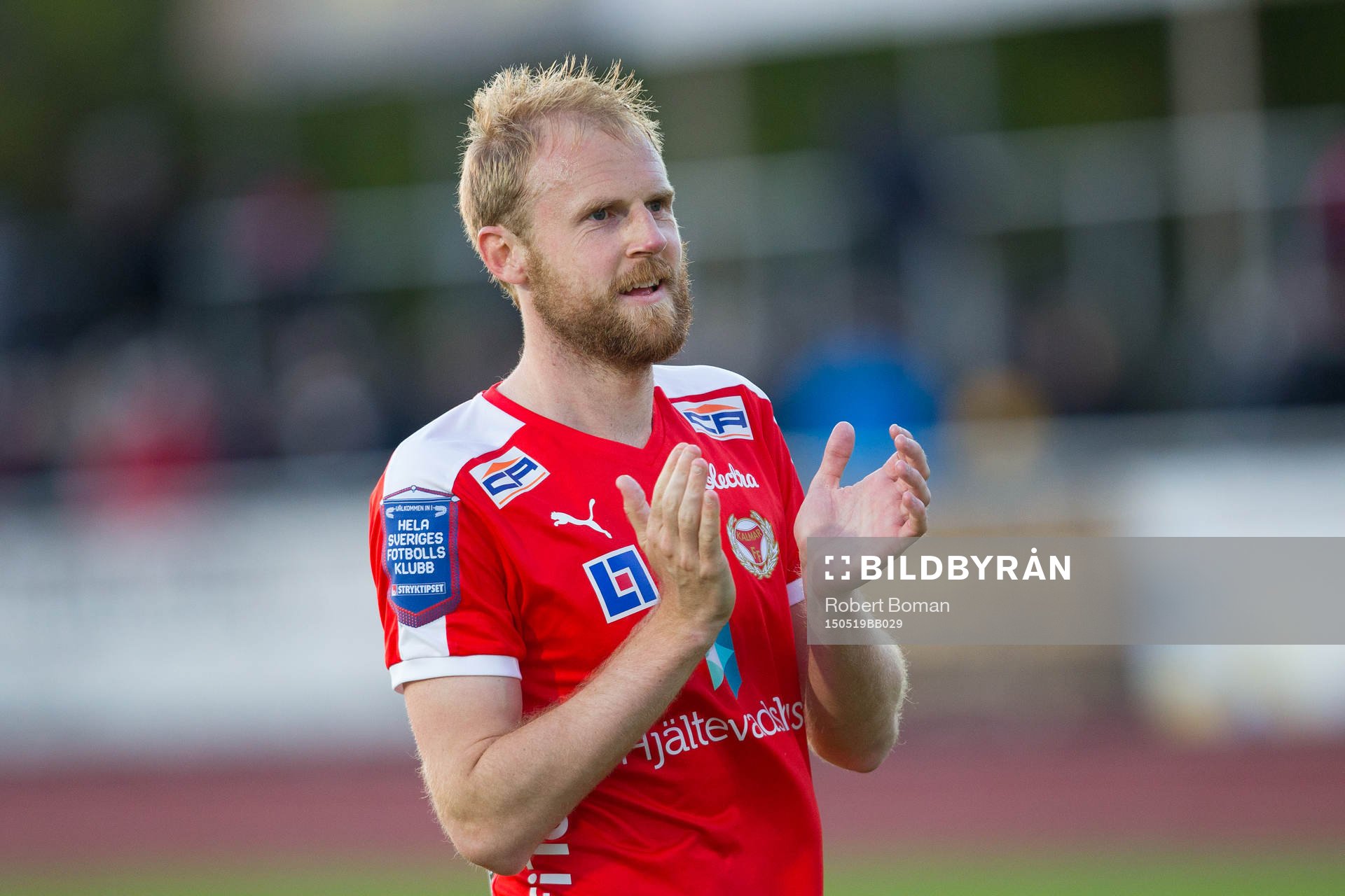 Kalmars Markus Thorbjörnsson tackar fansen