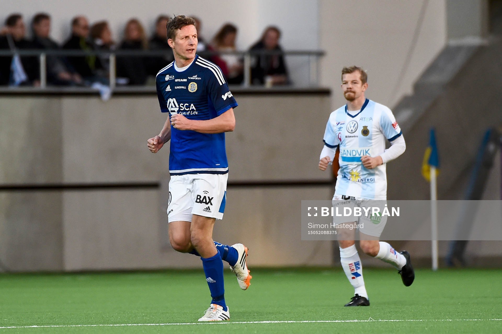 Sundsvalls Johan Eklund jublar