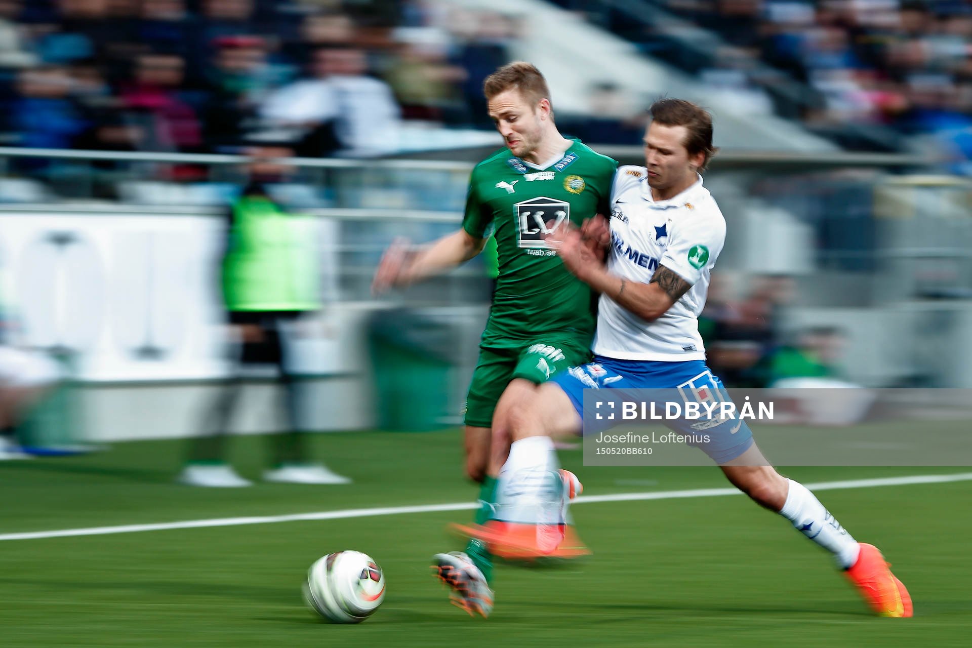 Hammarbys Mats Solheim och Norrköpings Arnór Ingvi