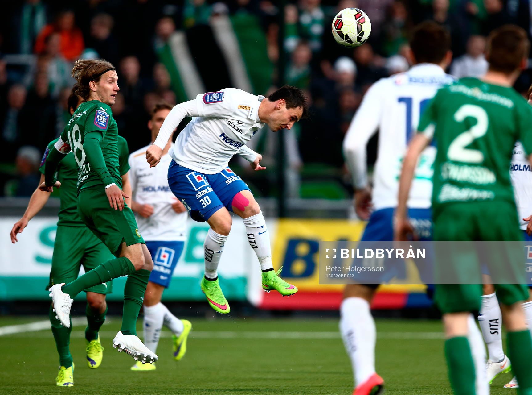 Hammarbys Oliver Silverholt och Norrköpings Nikola Tkalcic