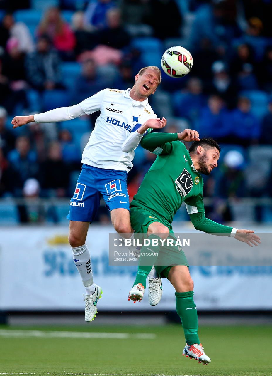 Norrköpings Andreas Johansson och Hammarbys Pablo
