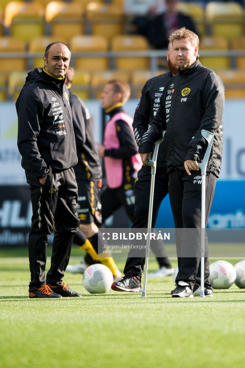 Elfsborgs tränare Jan Mian och assisterande tränare Peter