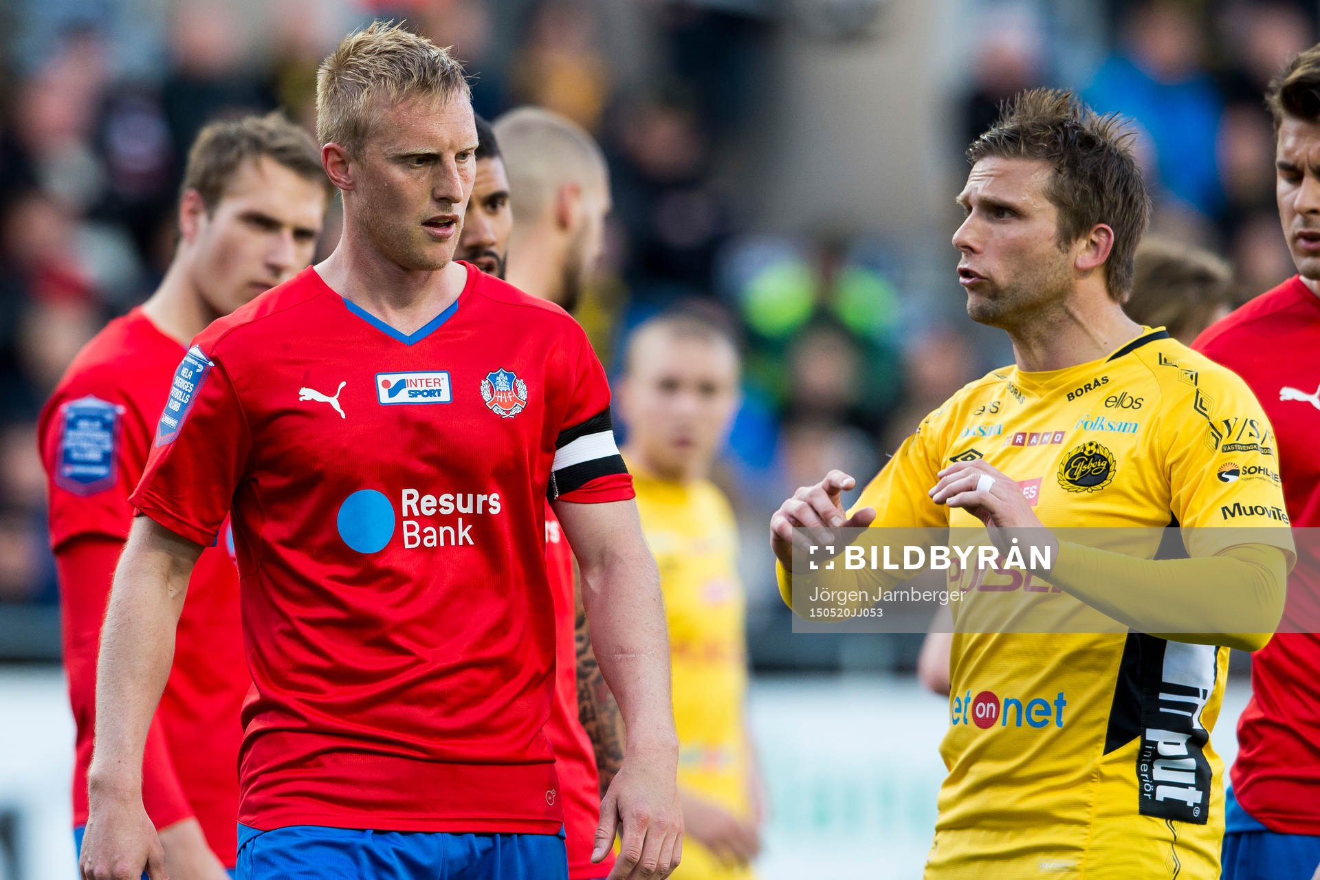 Elfsborgs Anders Svensson irriterad på Helsingborgs Peter