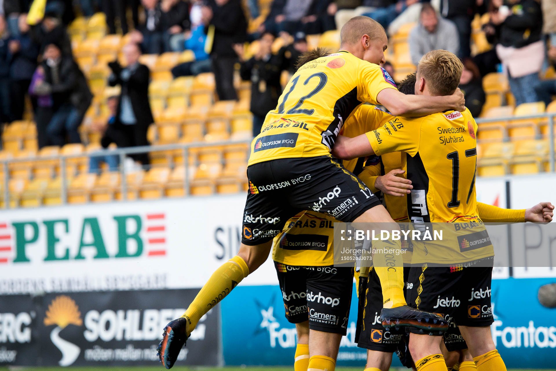 Elfsborgs spelare jublar