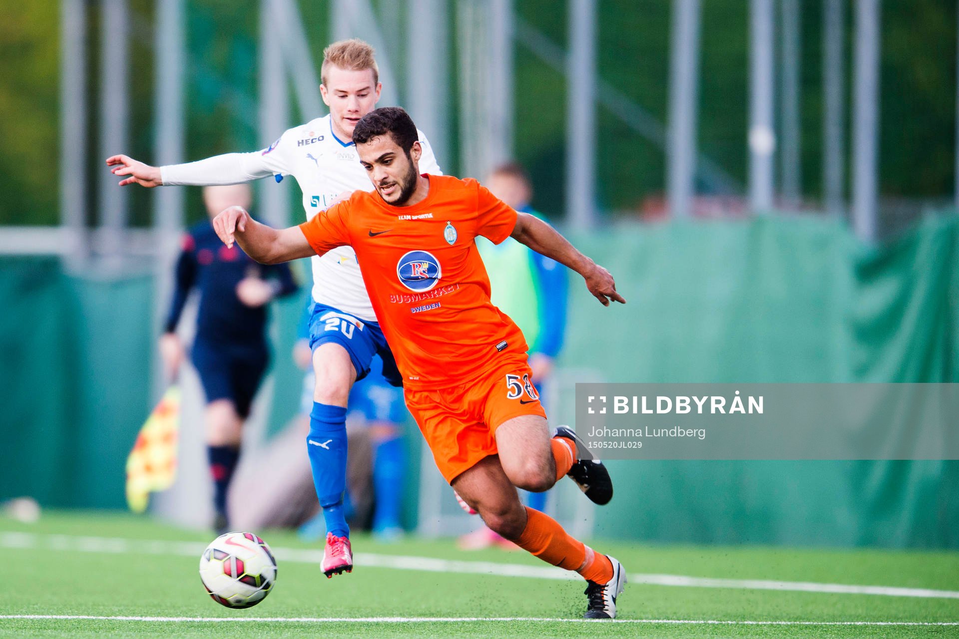 Värnamos Freddy Winsth och Athletics Othman El Kabir