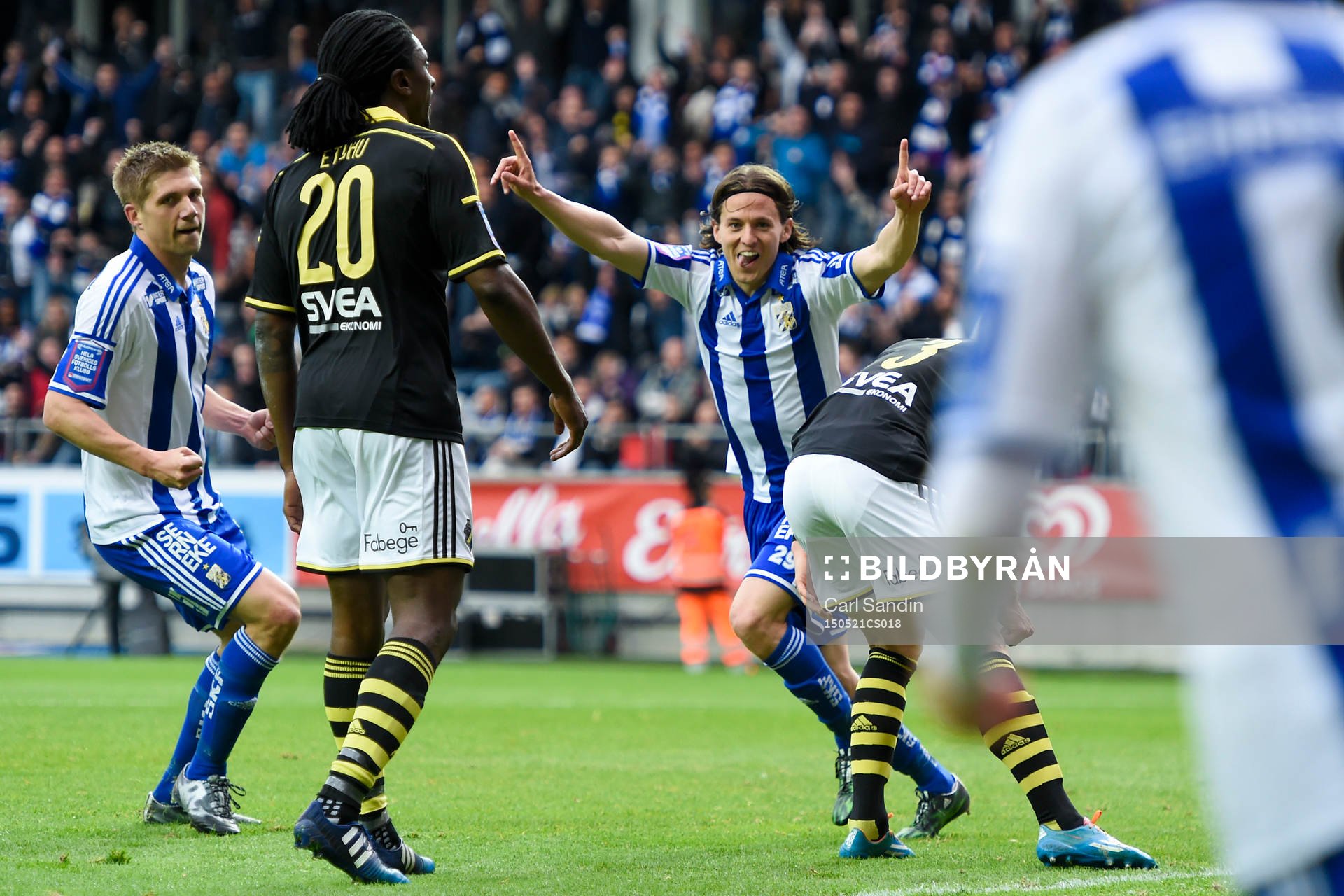 IFK Göteborgs Lasse Vibe jublar