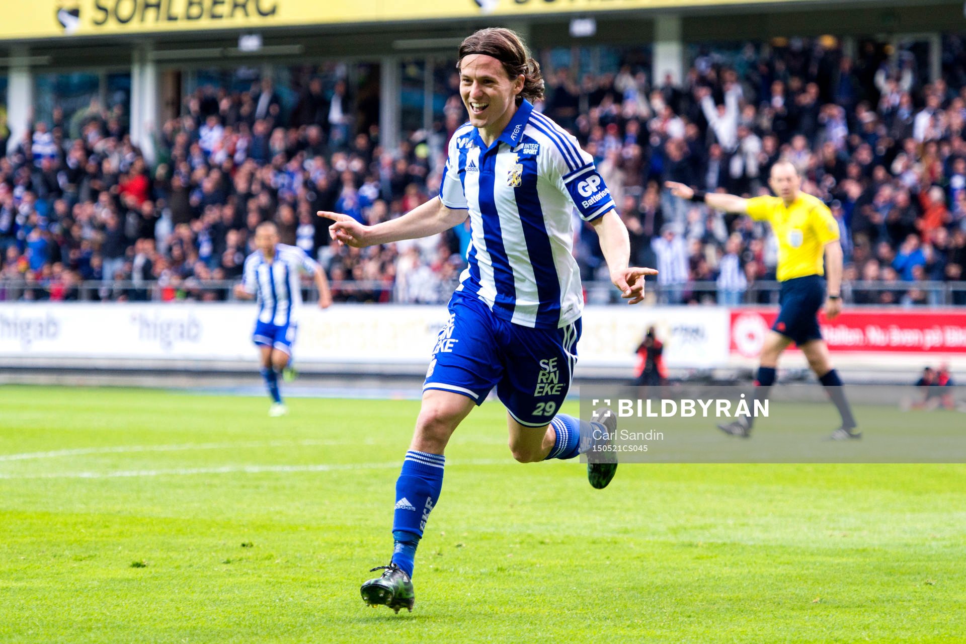 IFK Göteborgs Lasse Vibe firar