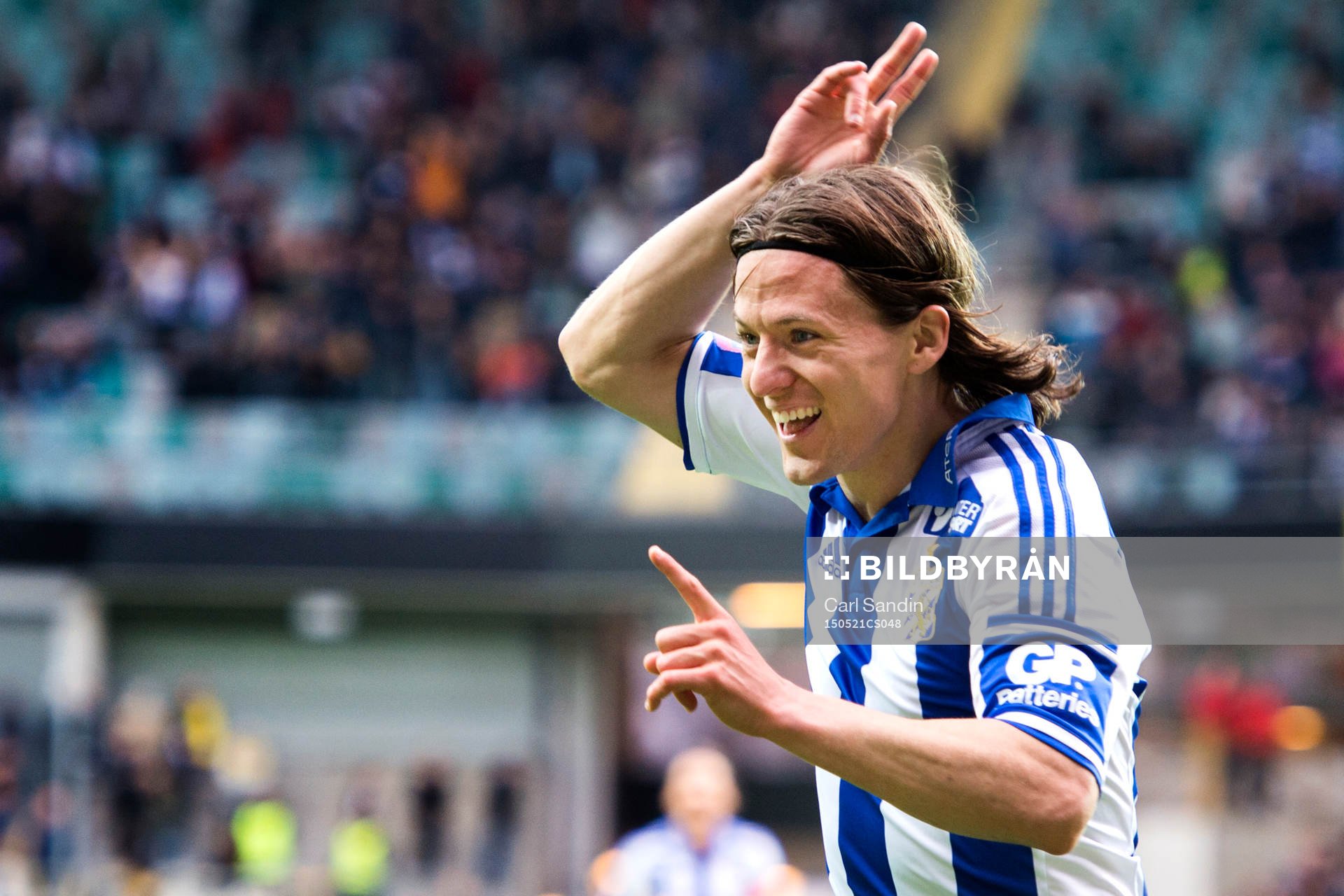 IFK Göteborgs Lasse Vibe firar