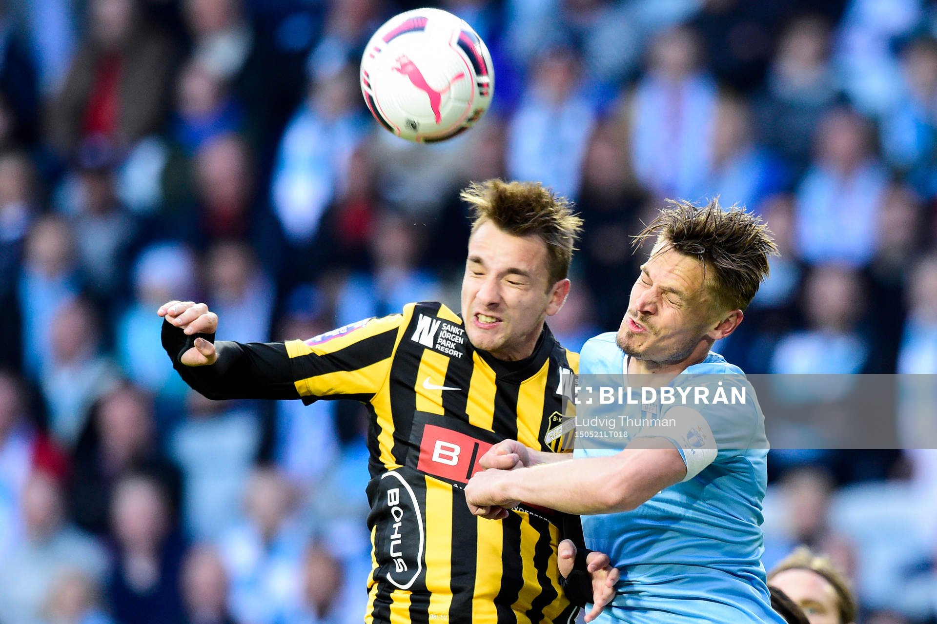 1 Häckens Jasmin Sudic och Malmö FFs Markus Rosenberg