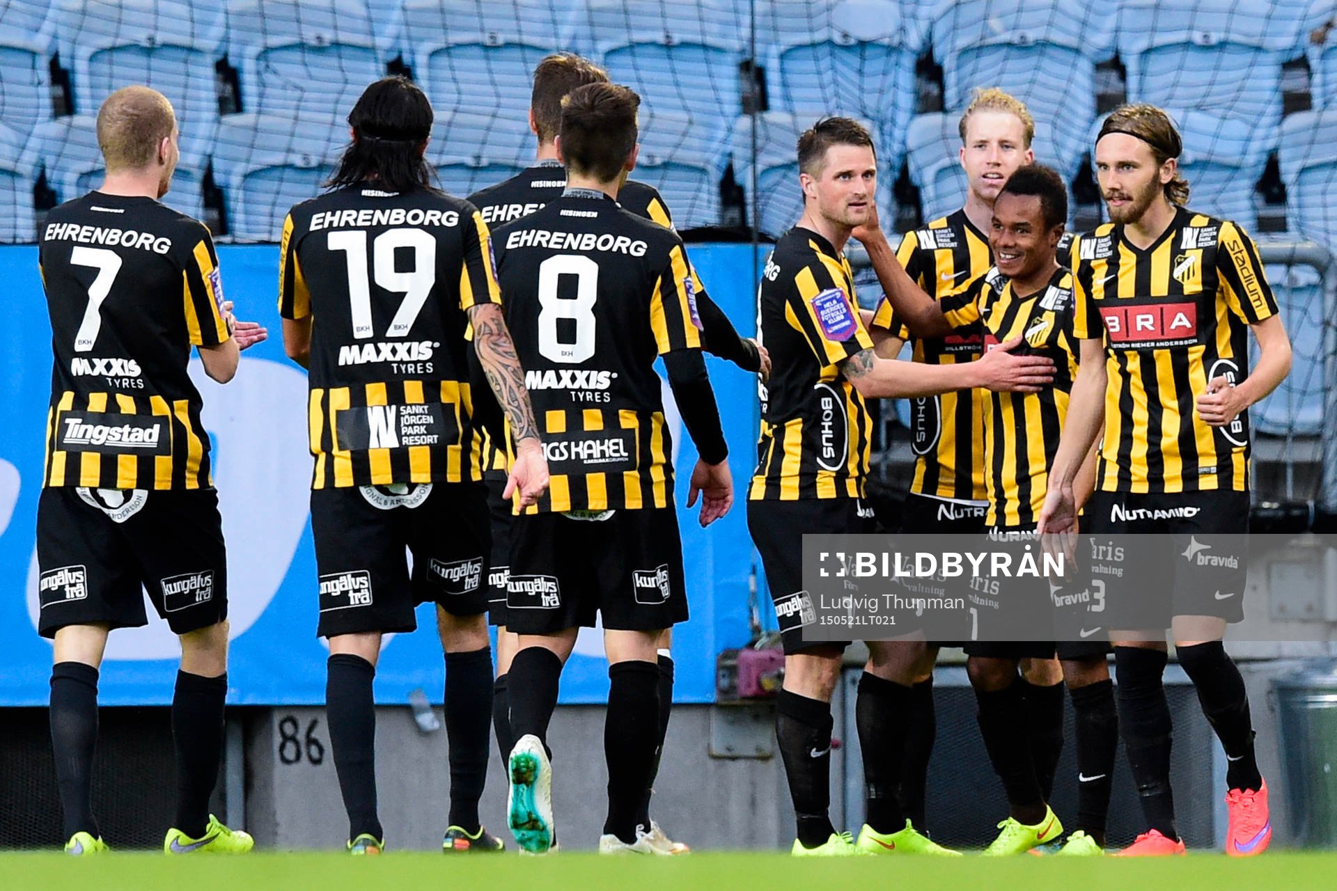 1 Häckens Nasiru Mohammed jublar