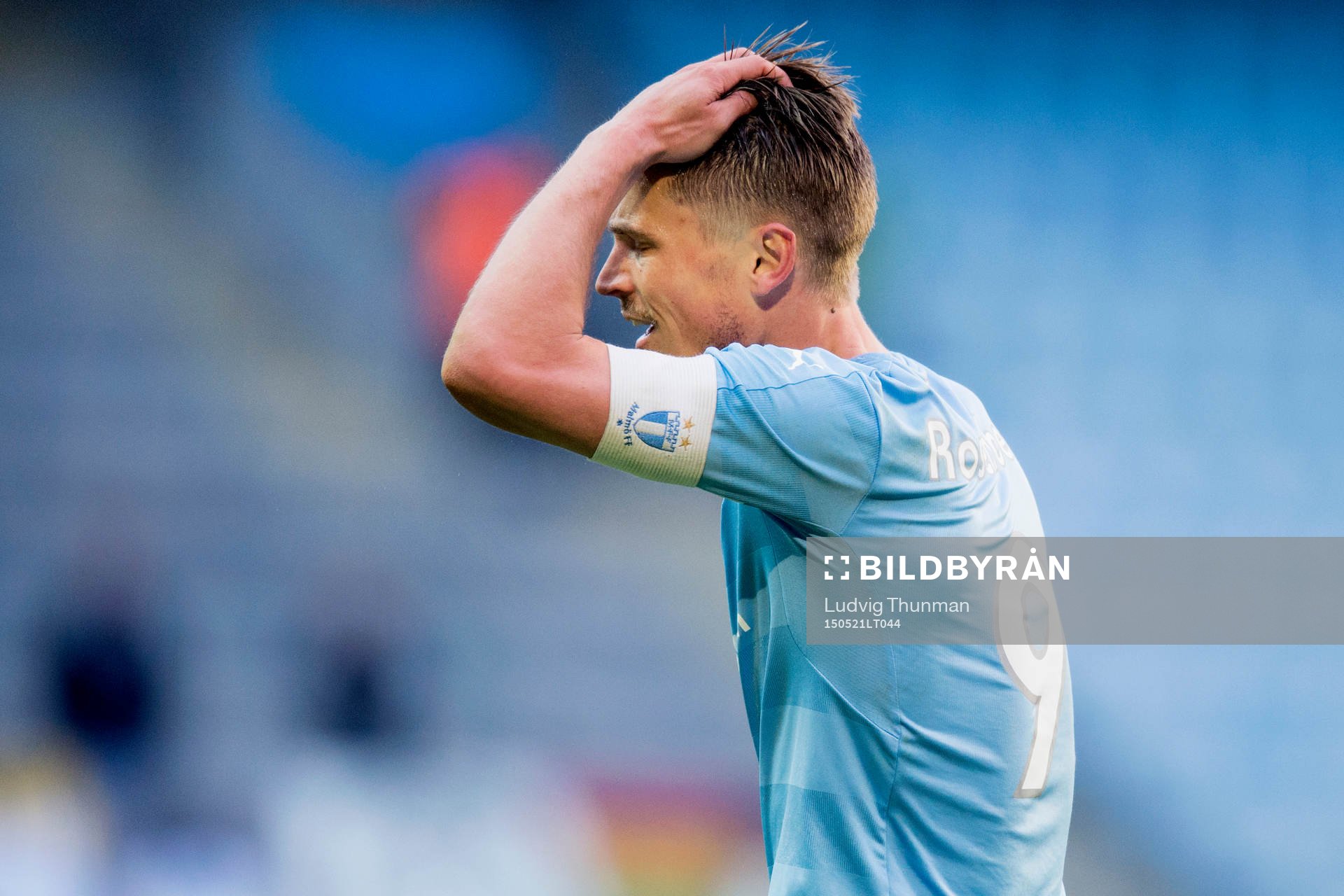 Malmö FFs Markus Rosenberg deppar