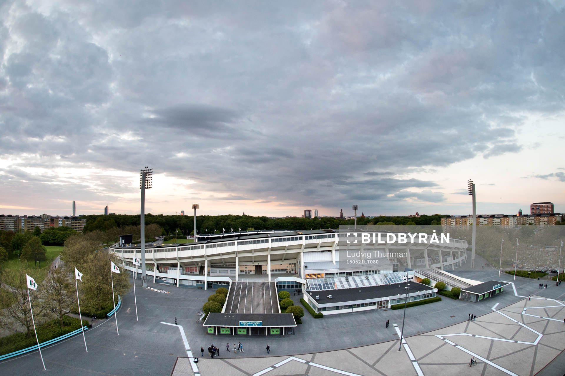 Översiktsbild över Malmö Stadion