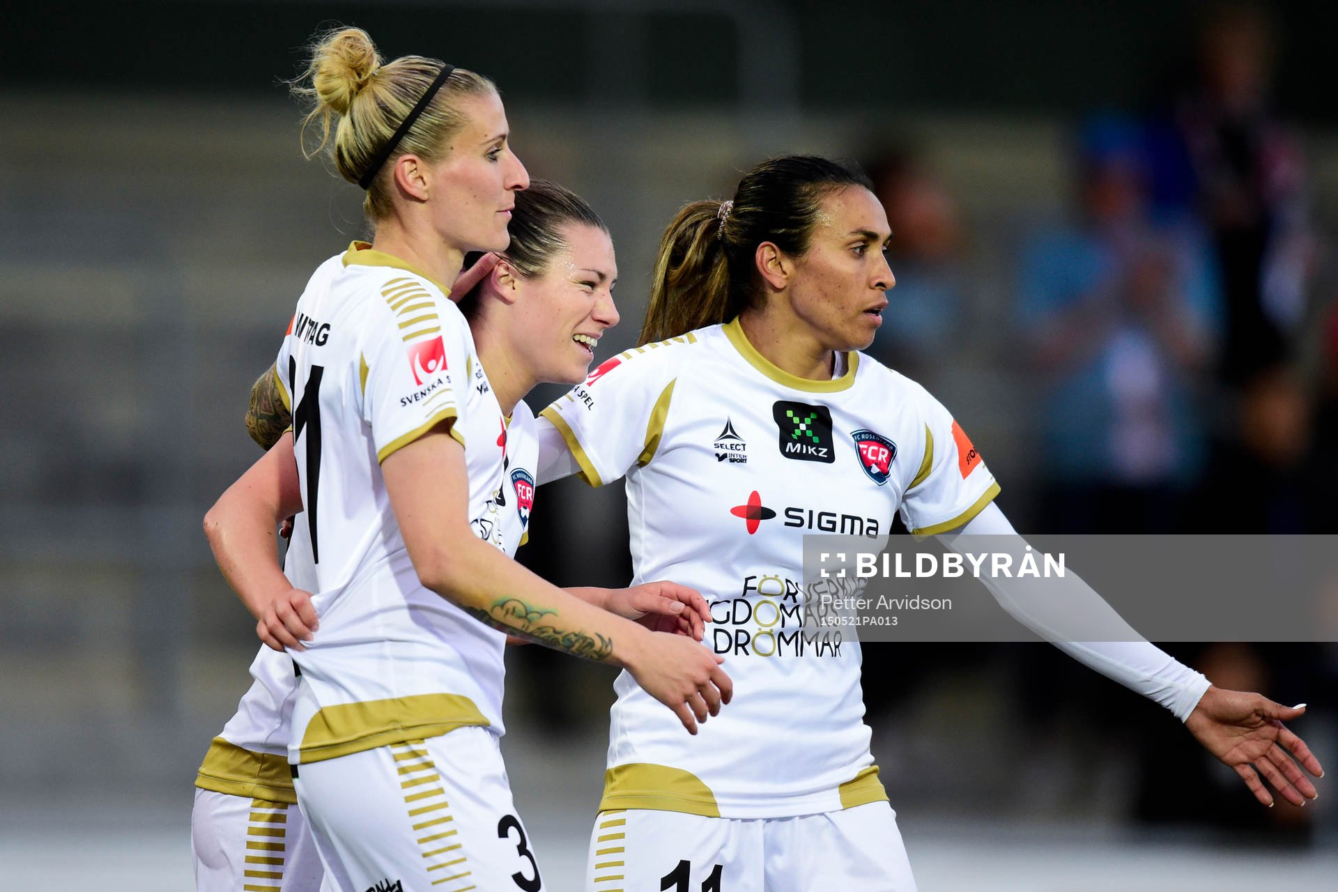 Rosengårds Anja Mittag, Ramona Bachmann och Marta Viera Da