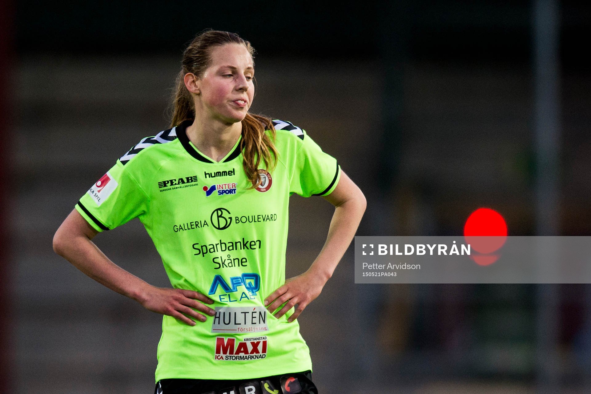 Kristianstads Amanda Edgren deppar