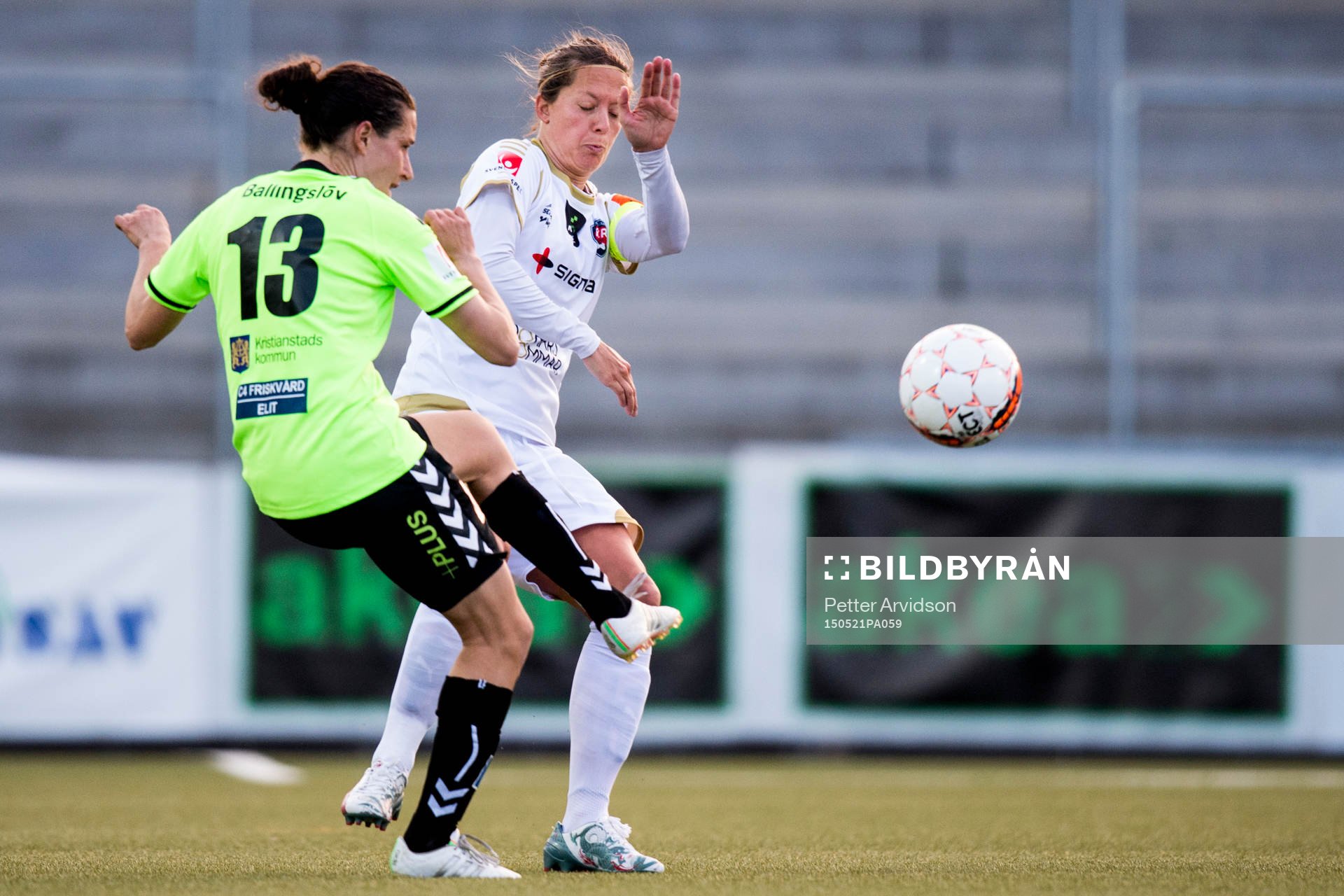 Kristianstads Johanna Rasmussen och Rosengårds Lina Nilsson