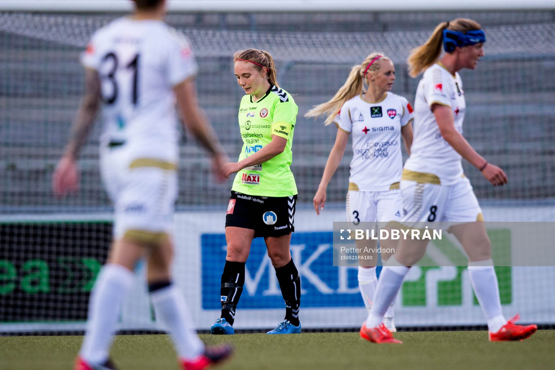 Kristianstads Margret Lara Vidarsdottir deppar