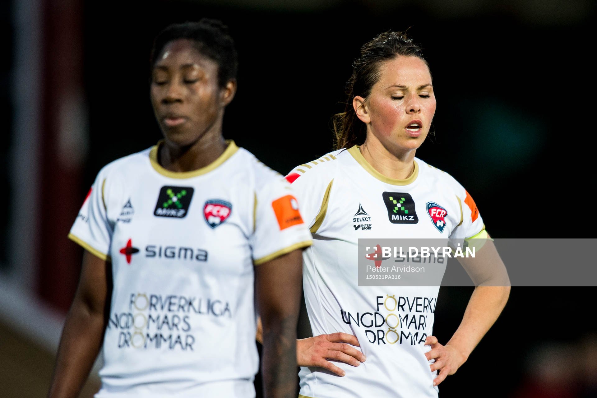 Rosengårds Anita Asante och Sara Björk Gunnarsdottir