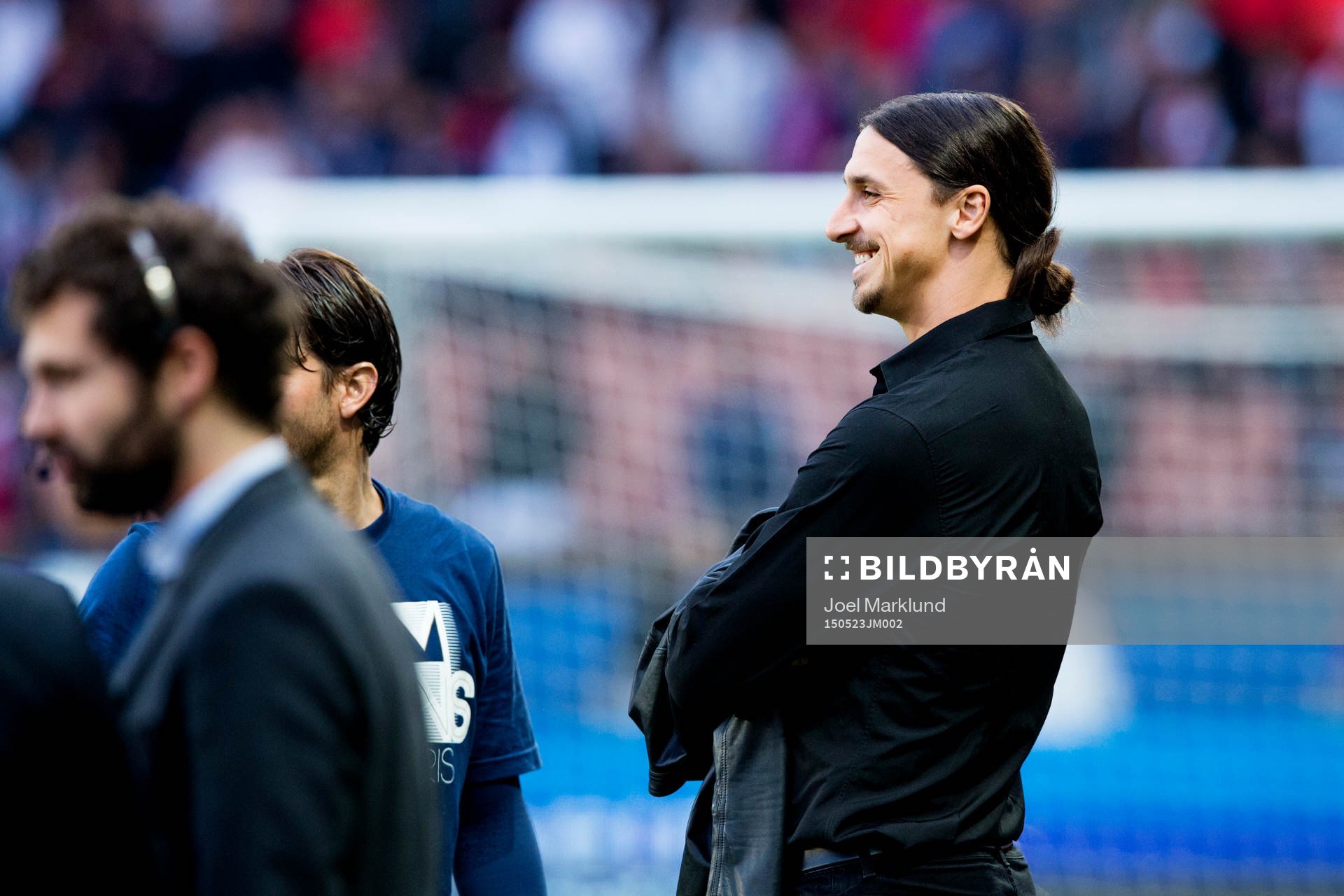 s Zlatan Ibrahimovic före fotbollsmatchen i Ligue 1 mellan