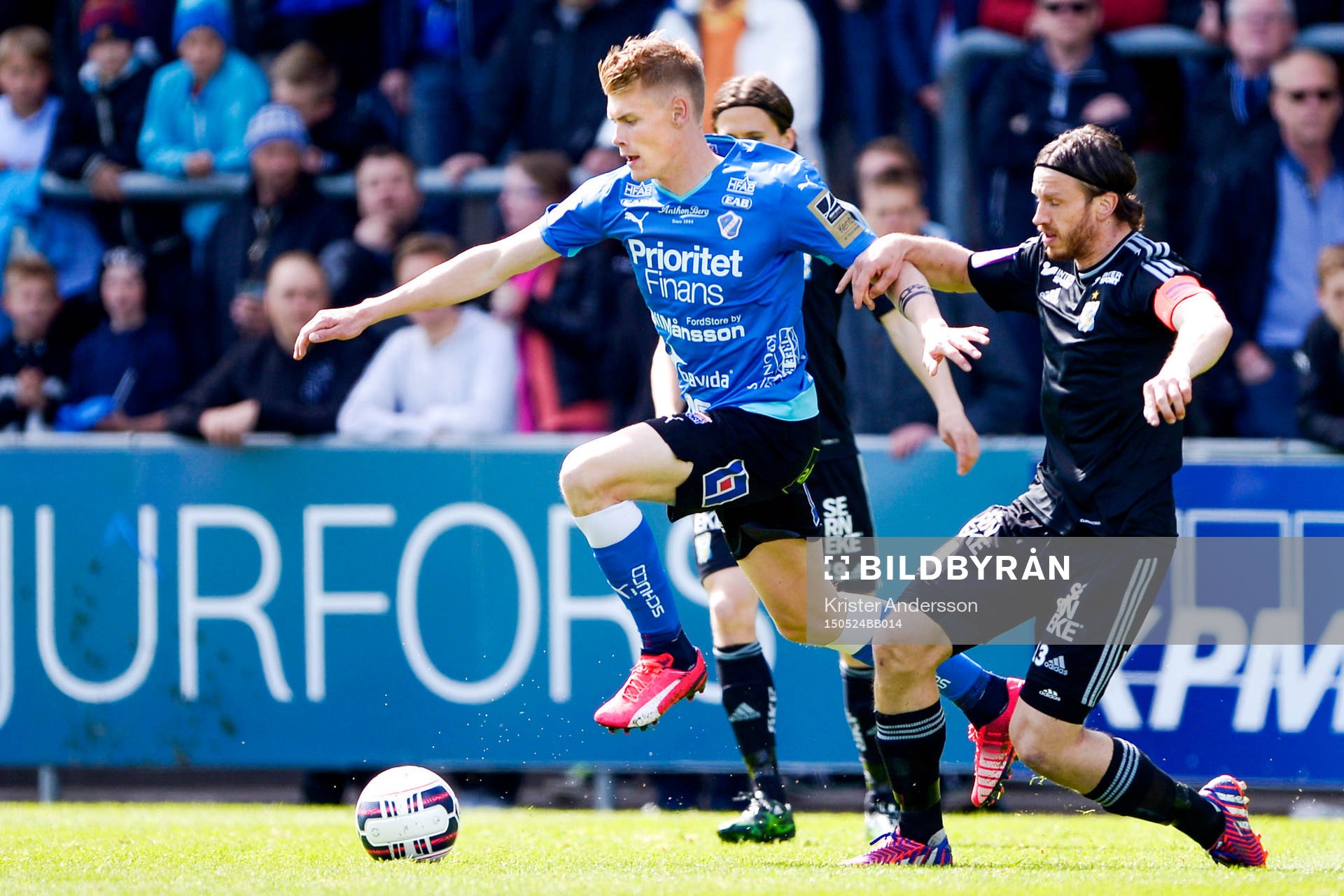 Halmstads Eric Smith och IFK Göteborgs Gustav Svensson