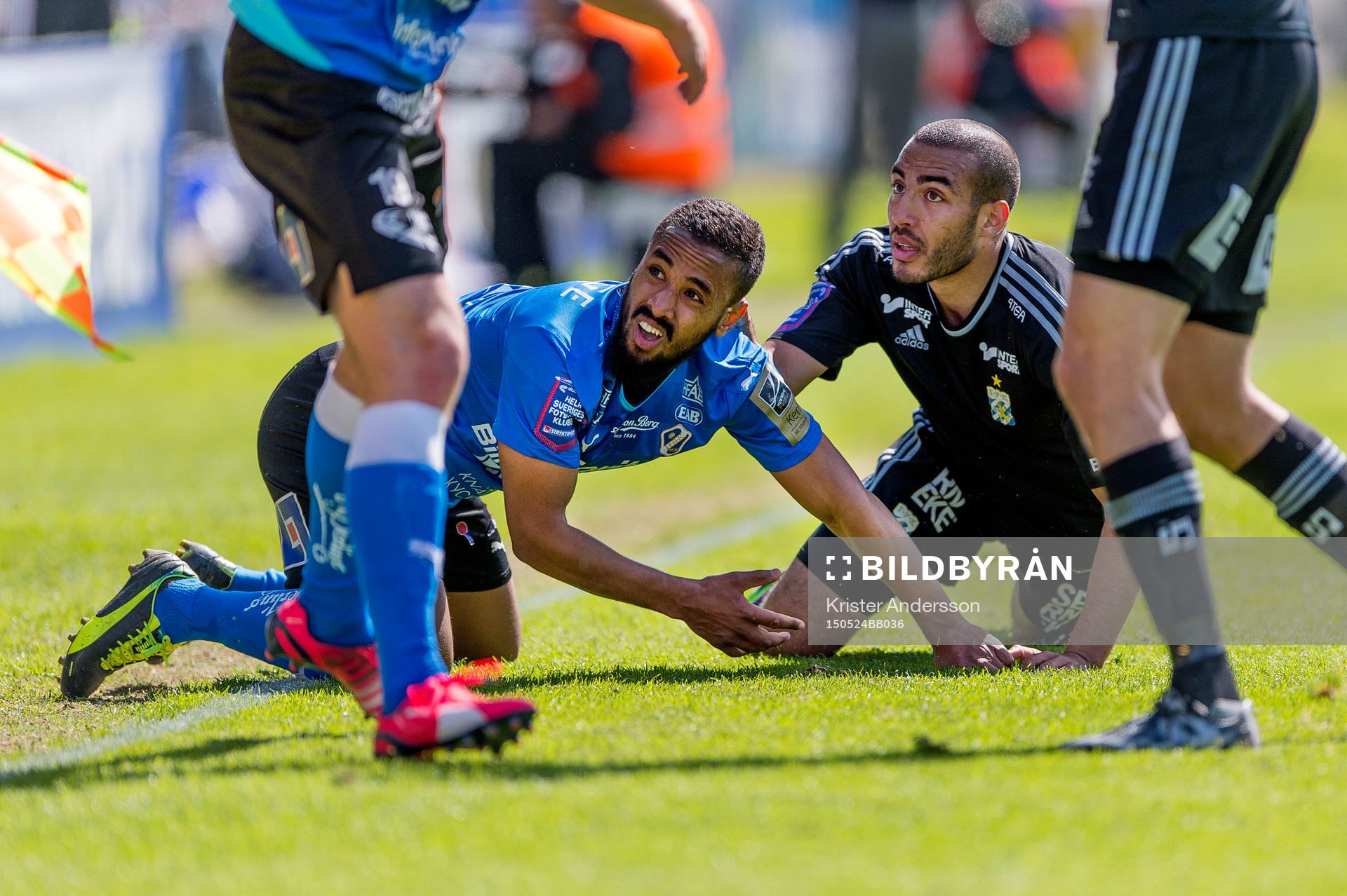 Halmstads Junes Barny och IFK Göteborgs Haitam Aleesami