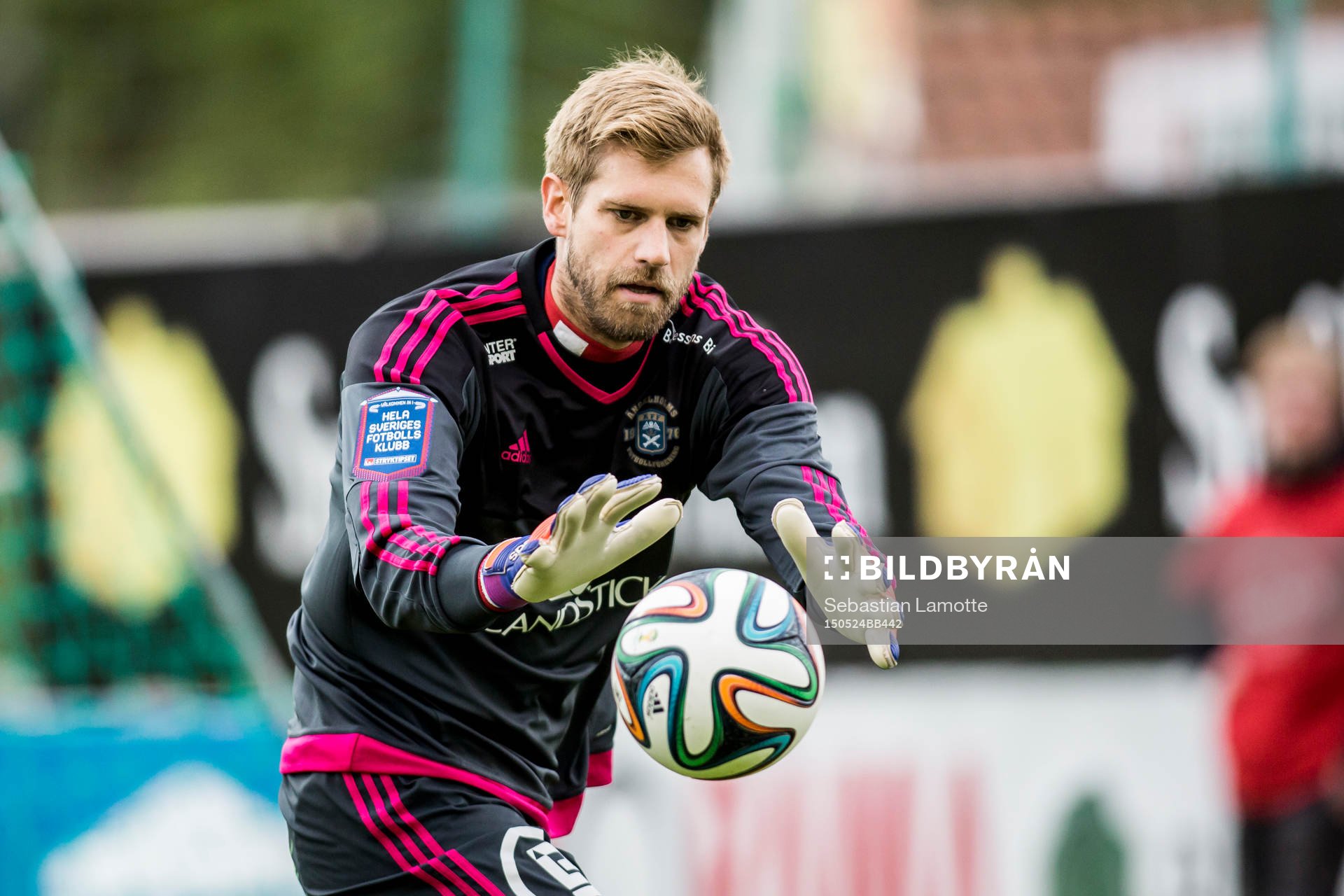 Ängelholms målvakt Oscar Berglund