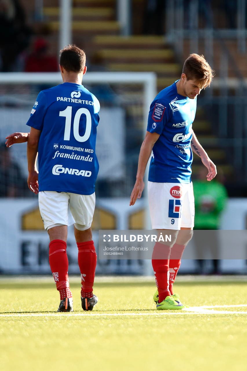 Åtvidabergs Victor Sköld och Mauricio Albornoz
