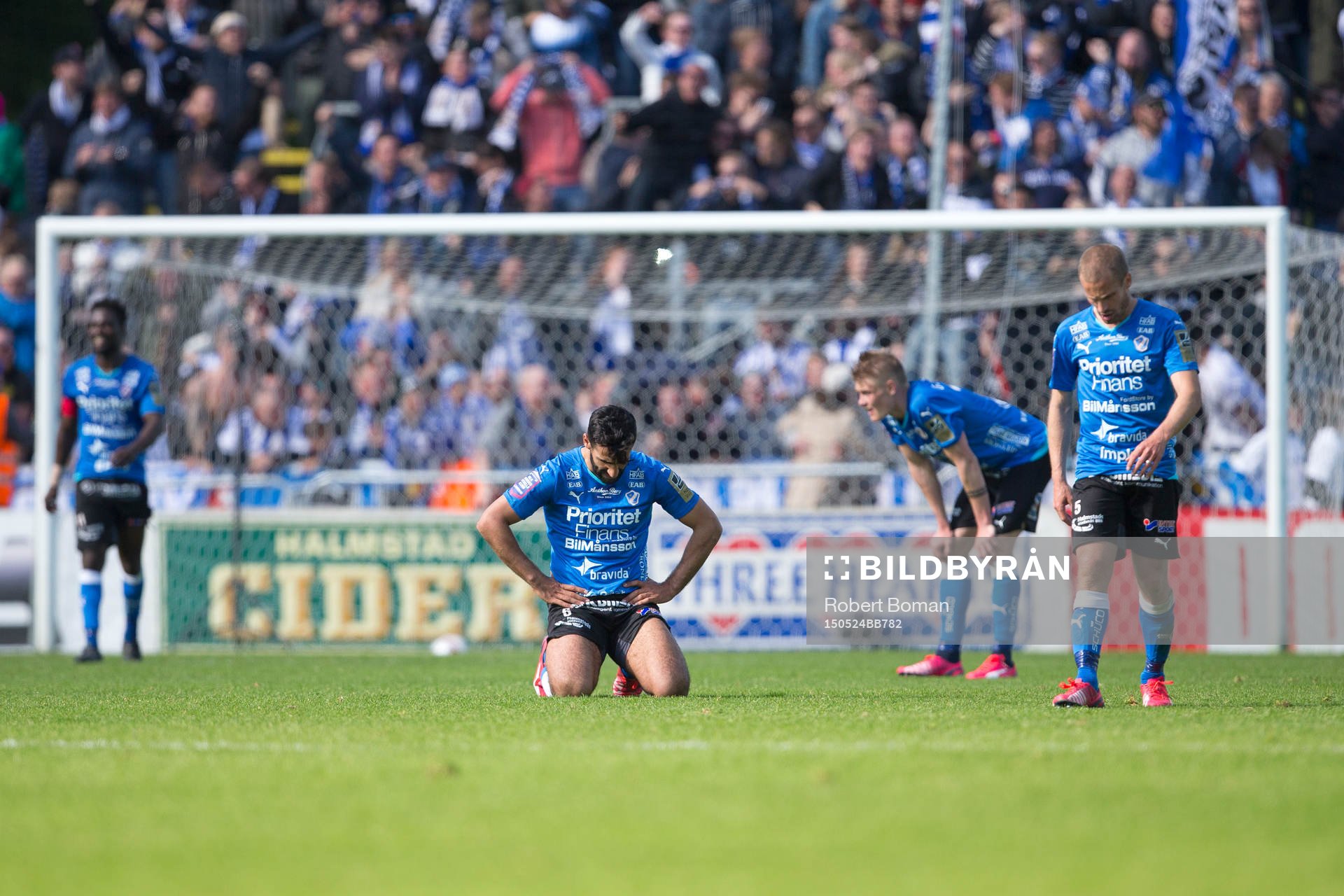 Halmstads spelare deppar