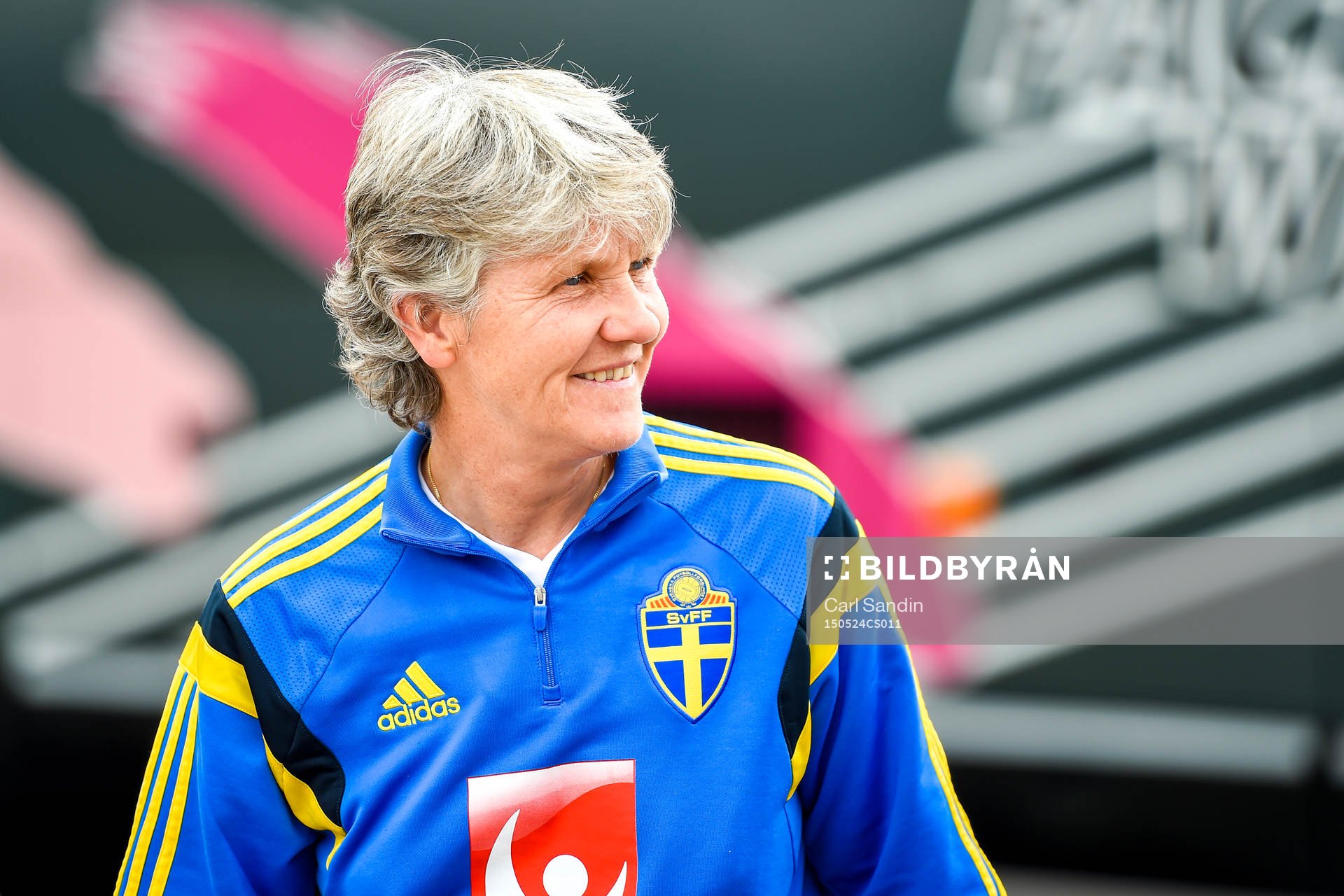 Sveriges Förbundskapten Pia Sundhage