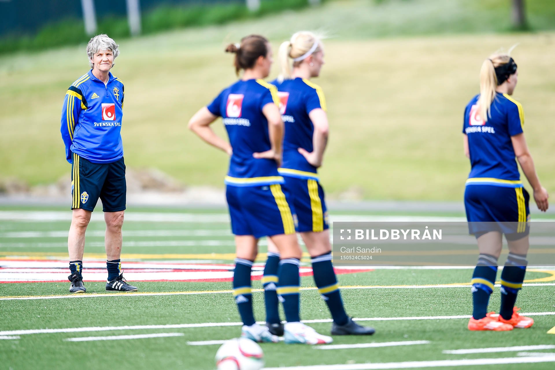 Sveriges Förbundskapten Pia Sundhage
