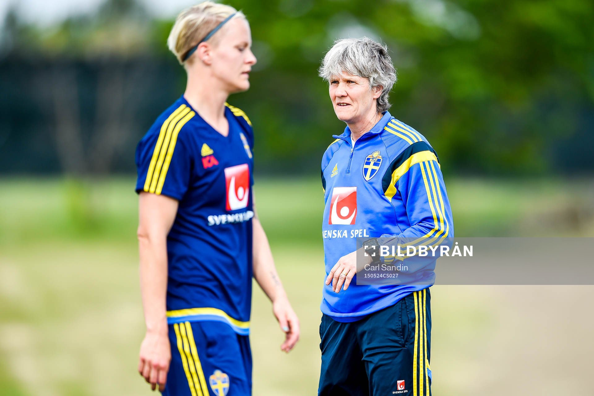 Sveriges Förbundskapten Pia Sundhage