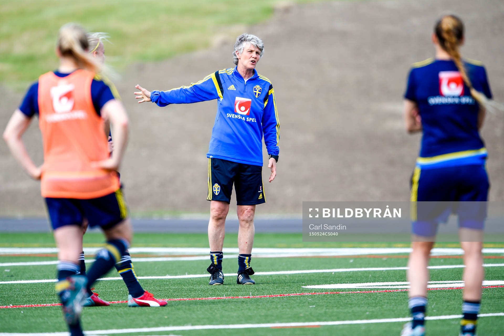 Sveriges Förbundskapten Pia Sundhage