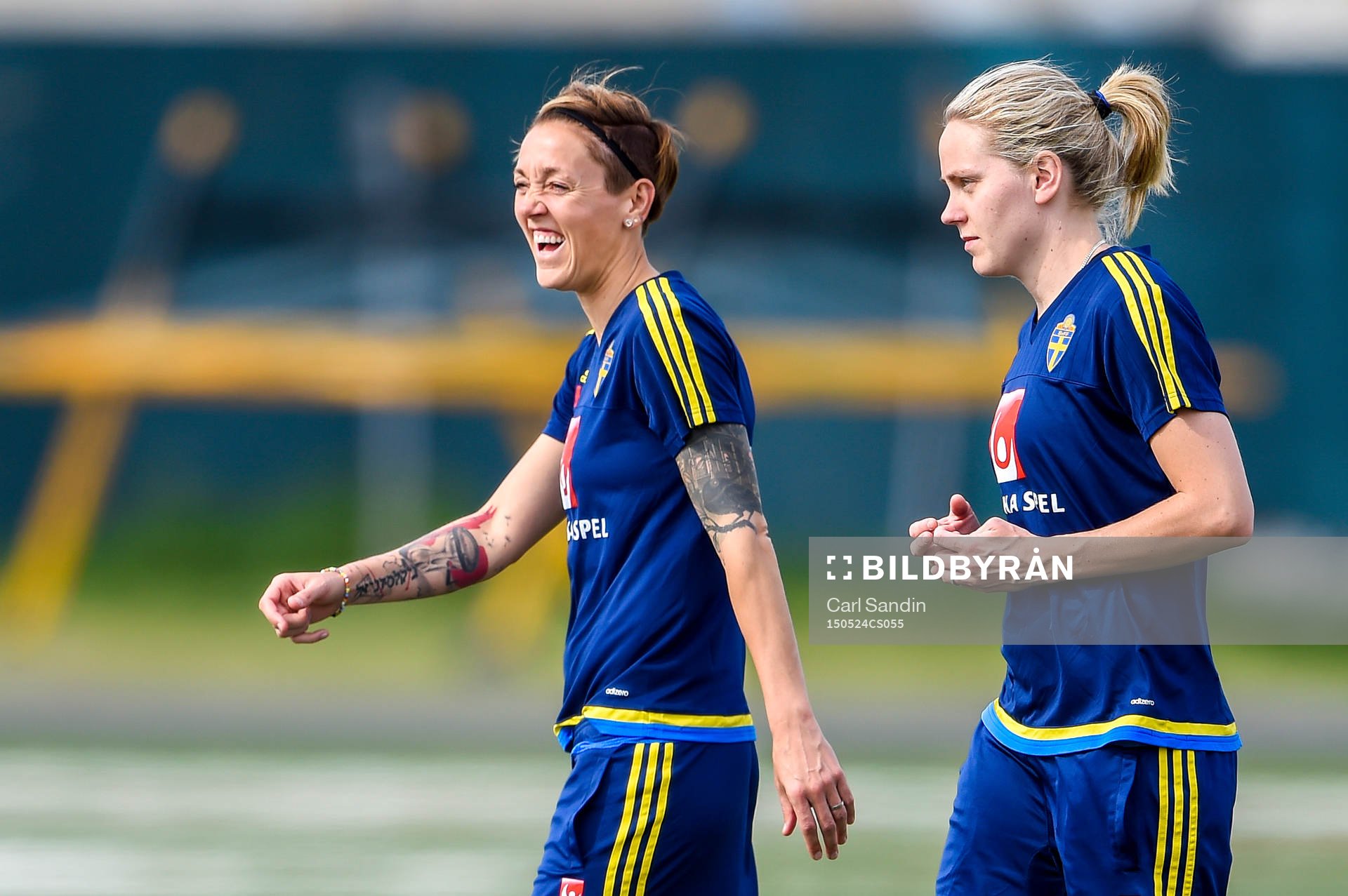 Sveriges Therese Sjögran och Lisa Dahlkvist