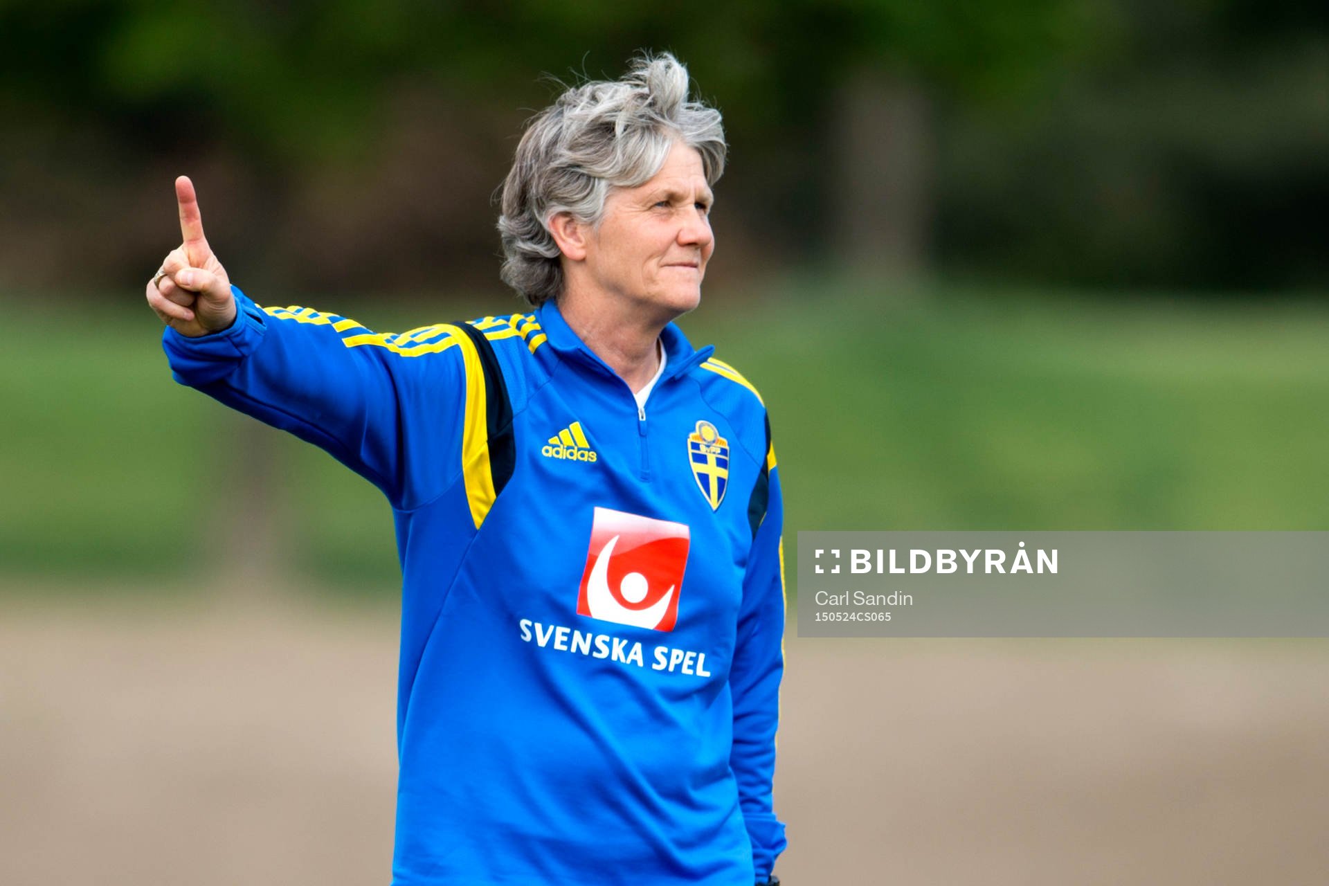 Sveriges förbundskapten Pia Sundhage