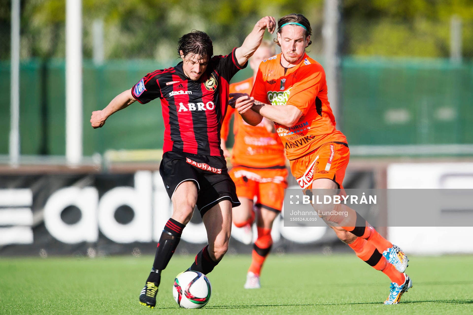Brommapojkarnas Gabriel Petrovic och Varbergs David