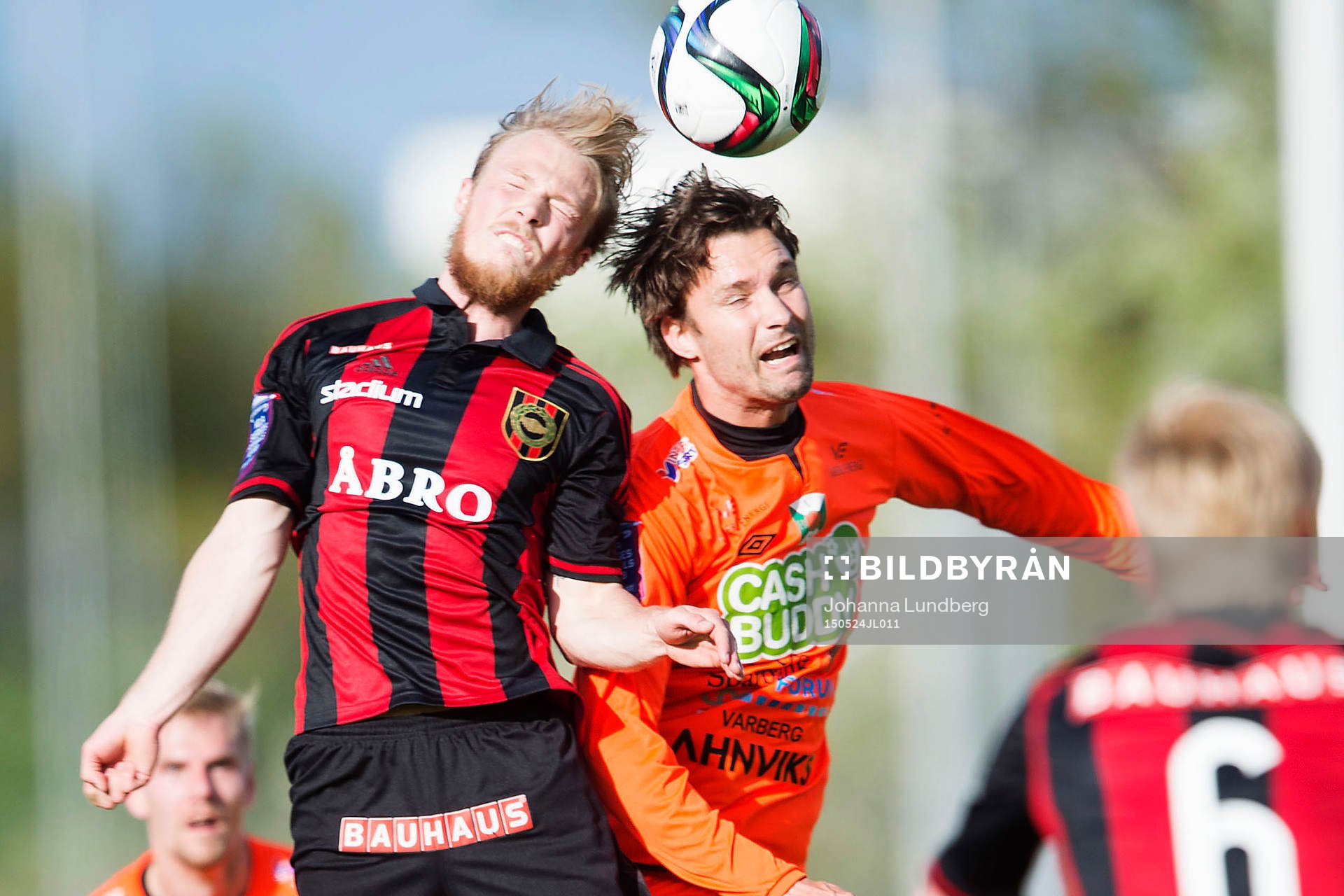 Brommapojkarnas Pontus Åsbrink och Varbergs Peter Nyström