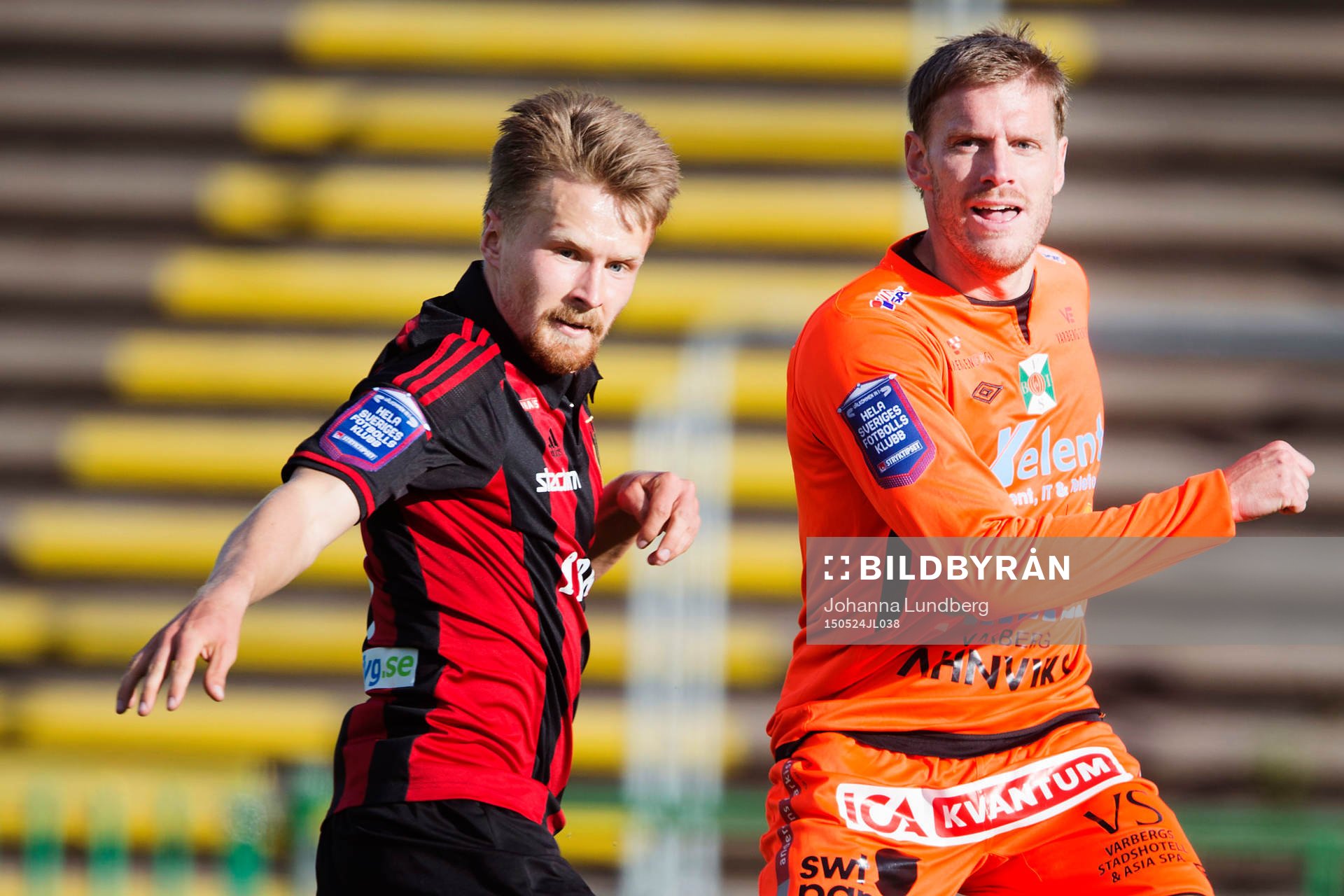 Brommapojkarnas Pontus Åsbrink och Varbergs Karl