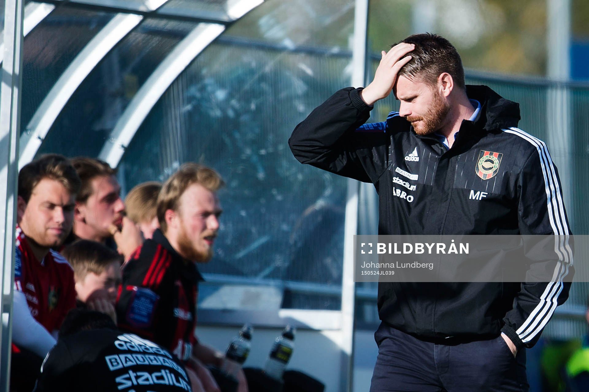 Brommapojkarnas tränare Magni Fannberg Magnusson
