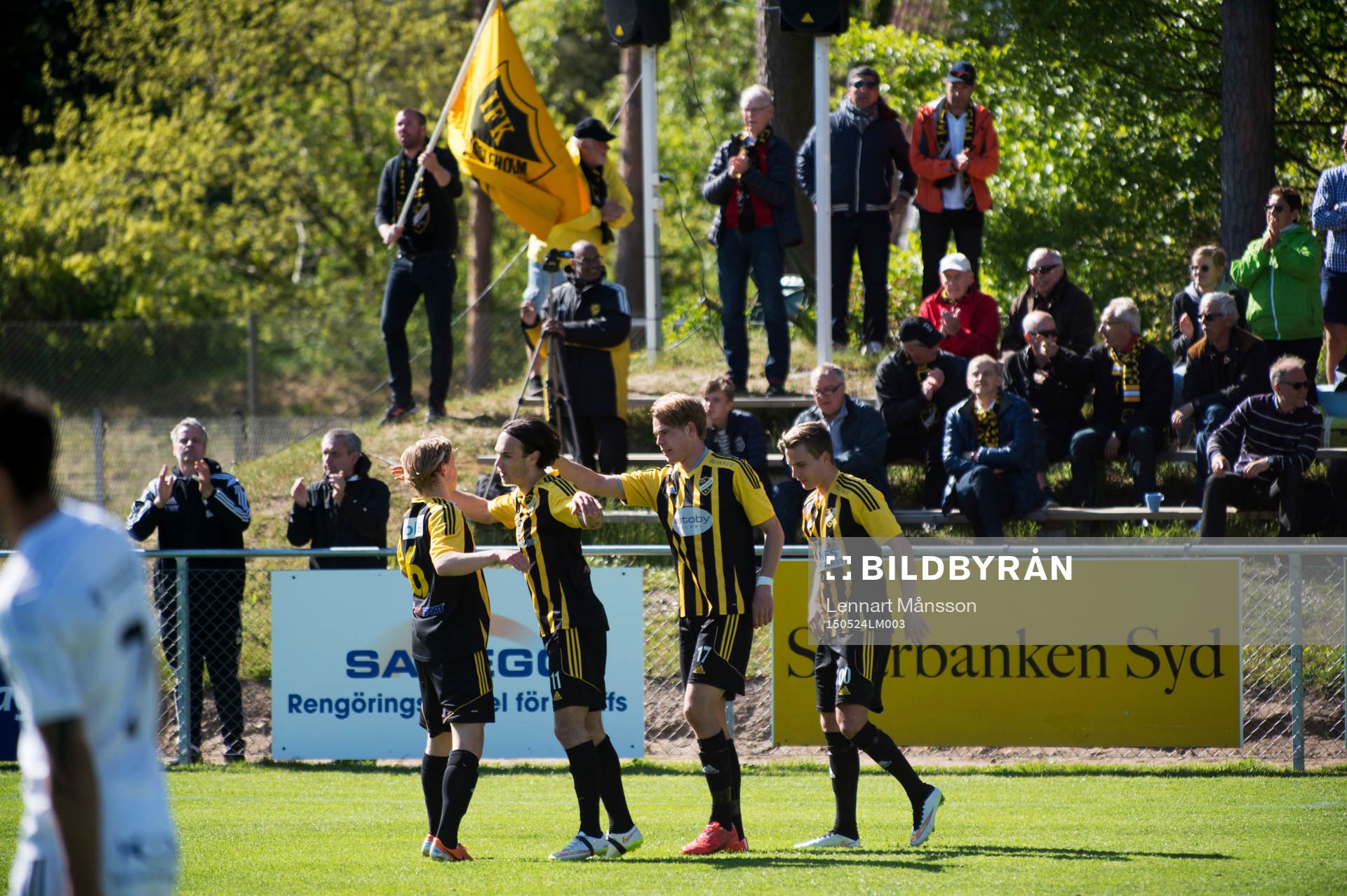 IFK Hässleholms Filip Ranmo har gjort segermålet 0-1 i