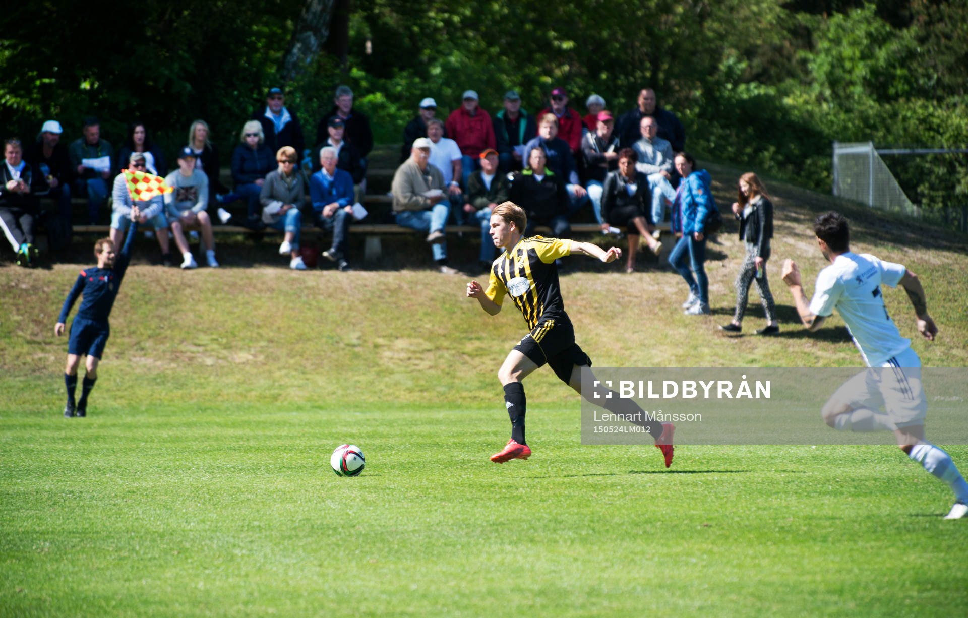  i matchen i division 2 mellan Österlen och IFK Hässleholm i Skillinge 24  maj 2015.